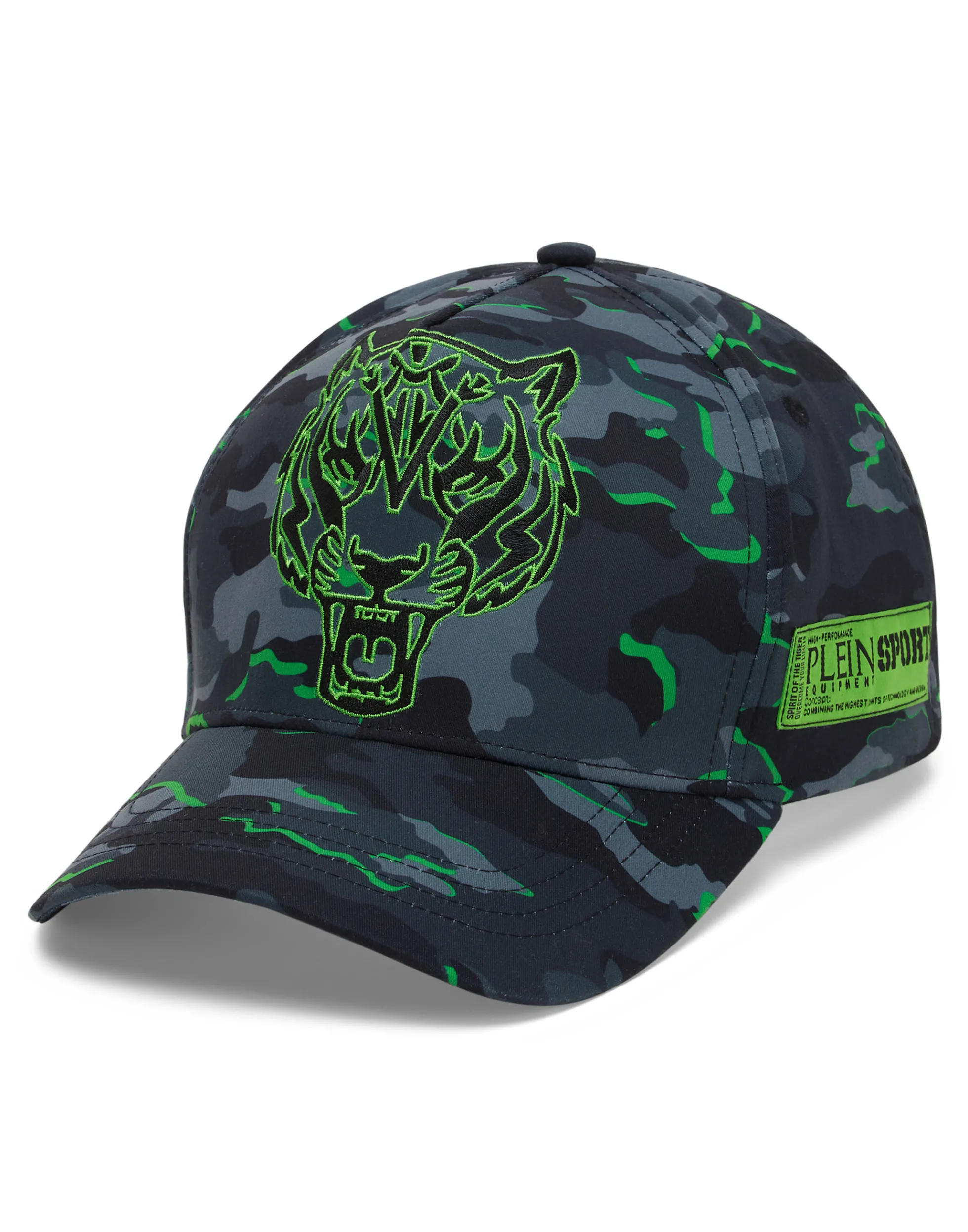 Men Plein Sport Baseball Cap Neon Amazon Edition (Camouflage)