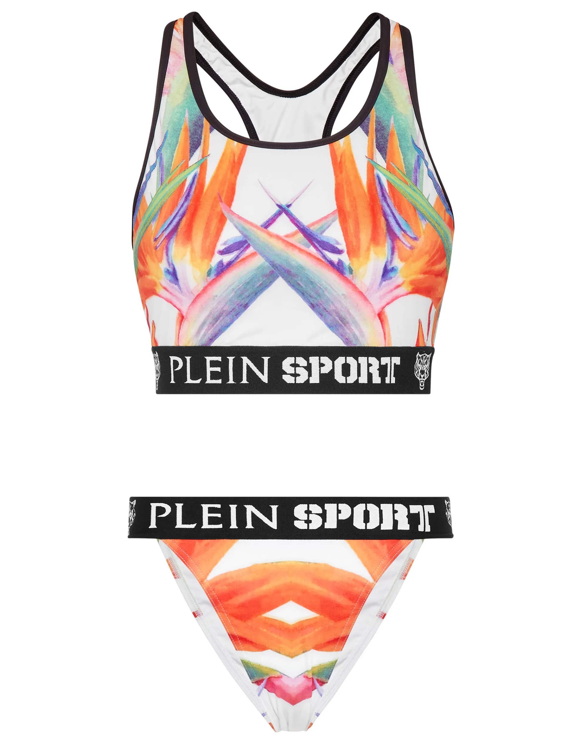 Women Plein Sport Bikini Flowers