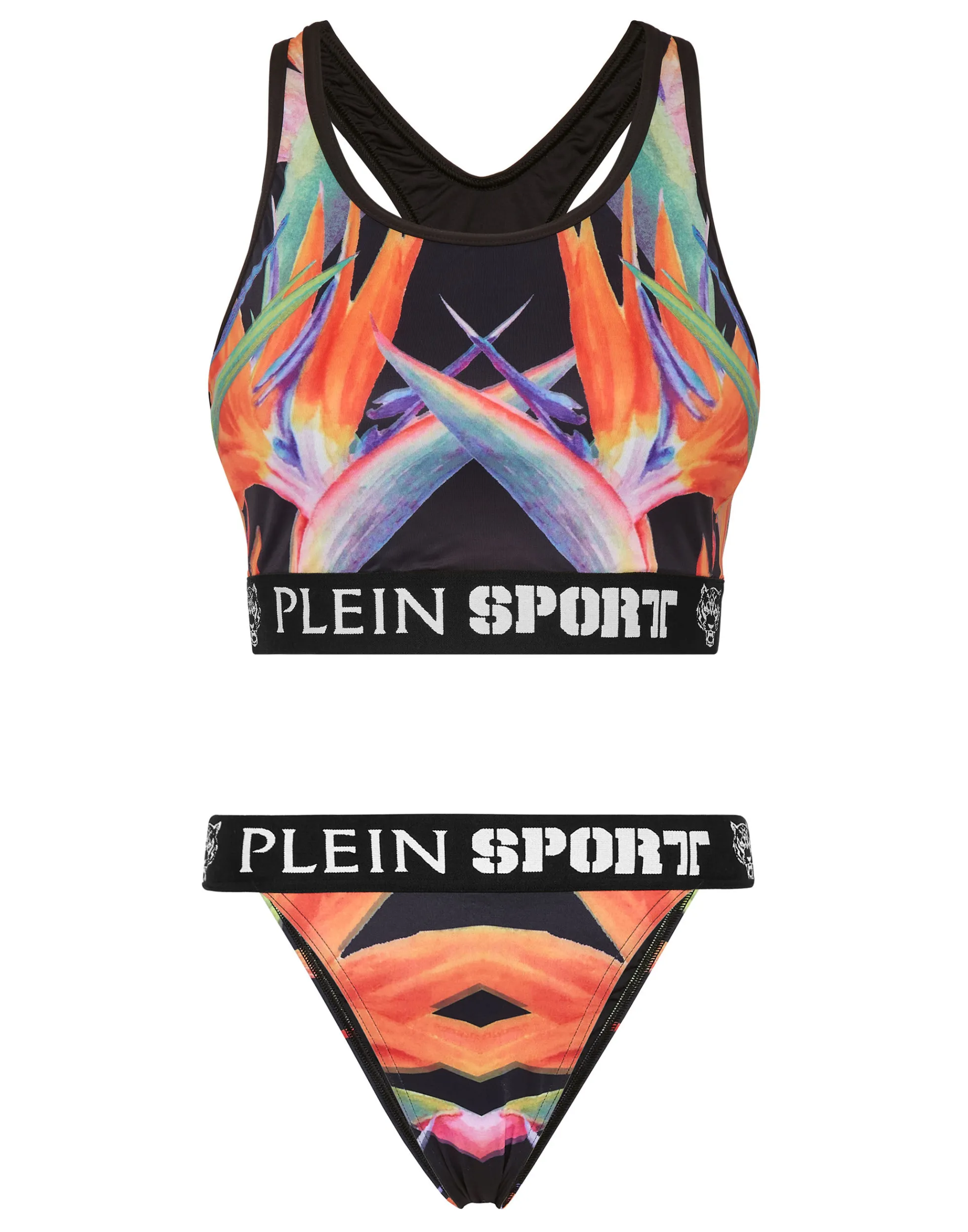 Women Plein Sport Bikini Flowers