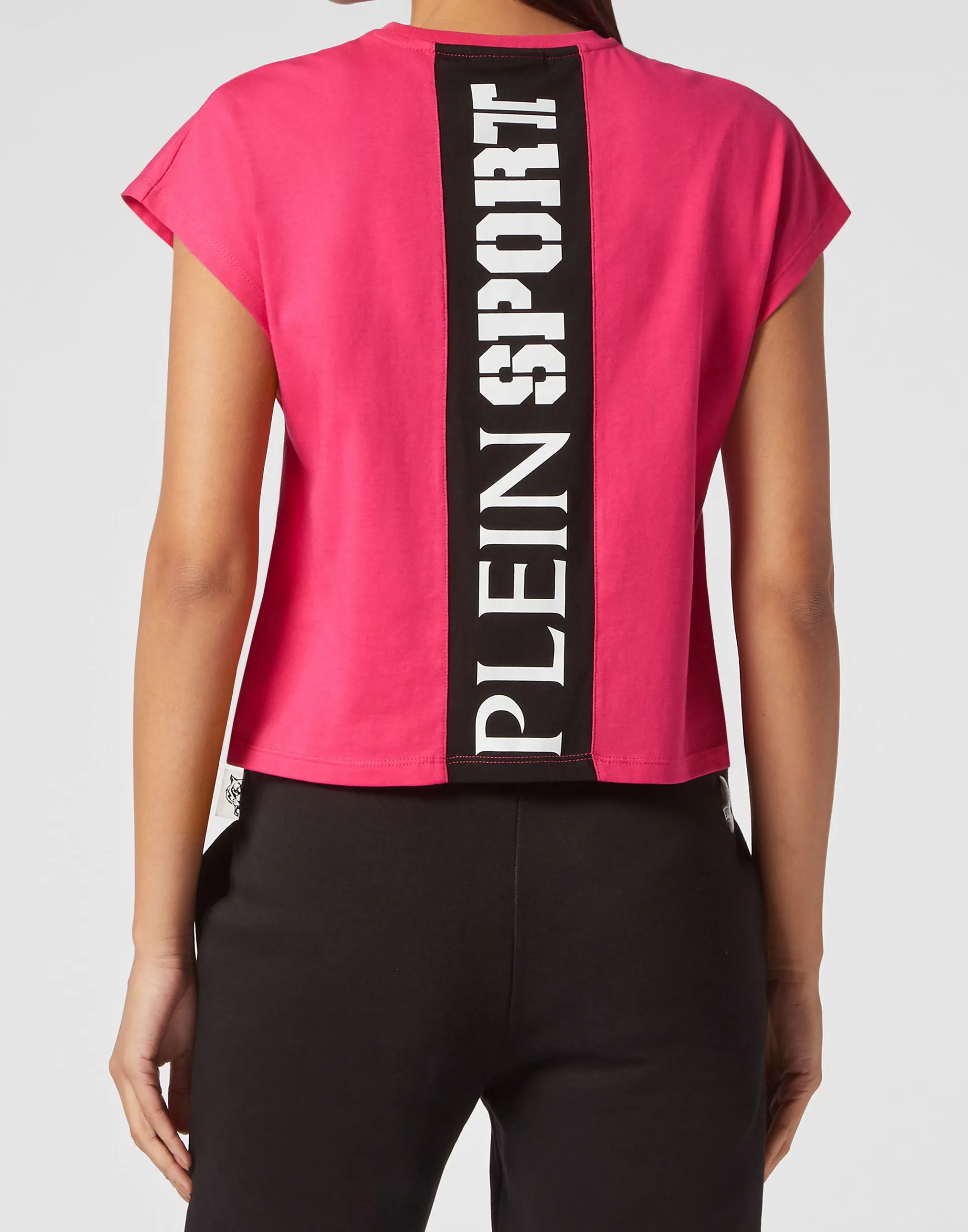 Women Plein Sport Cropped T-Shirt Basic