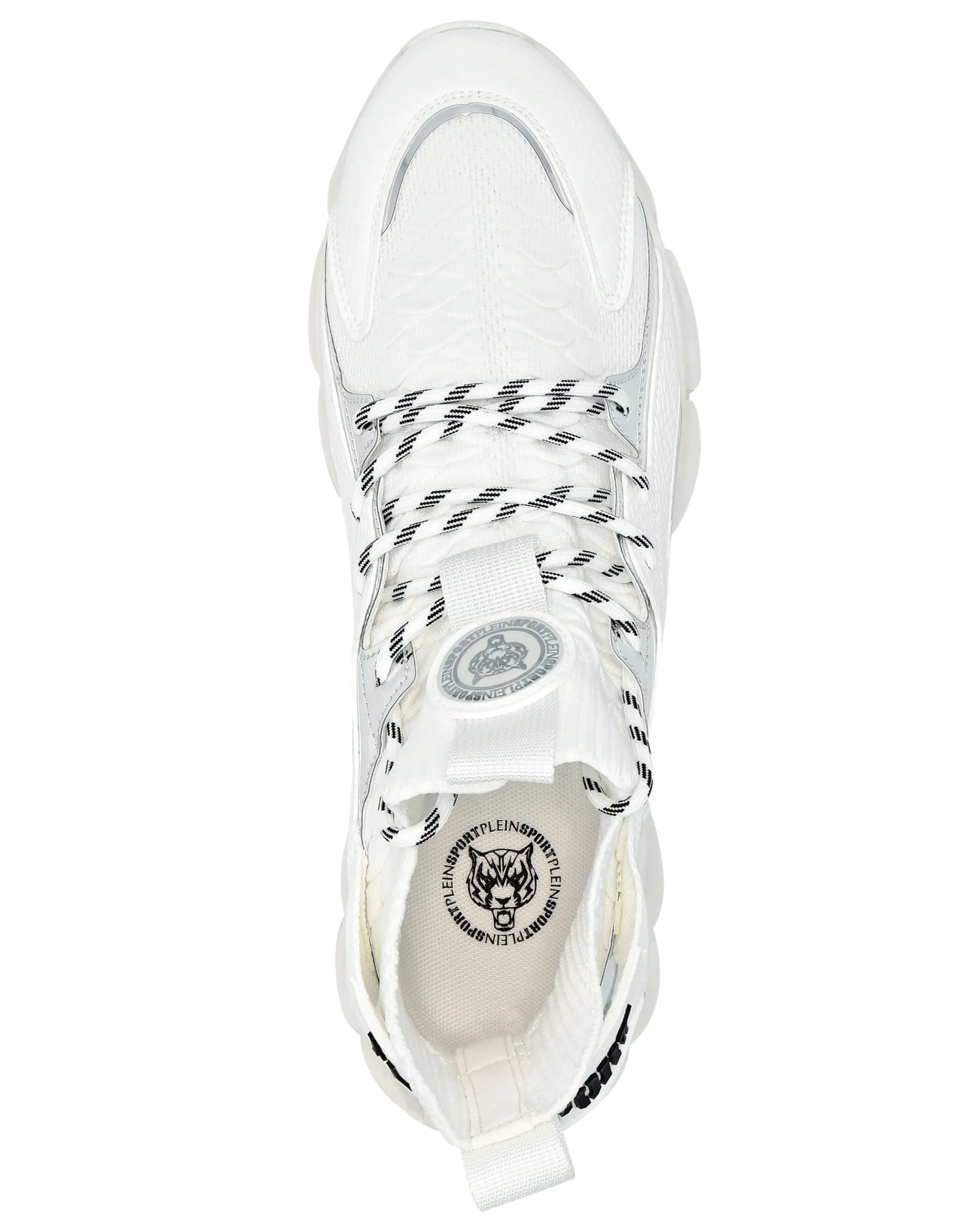 Women Plein Sport Hi-Top Runner Tiger