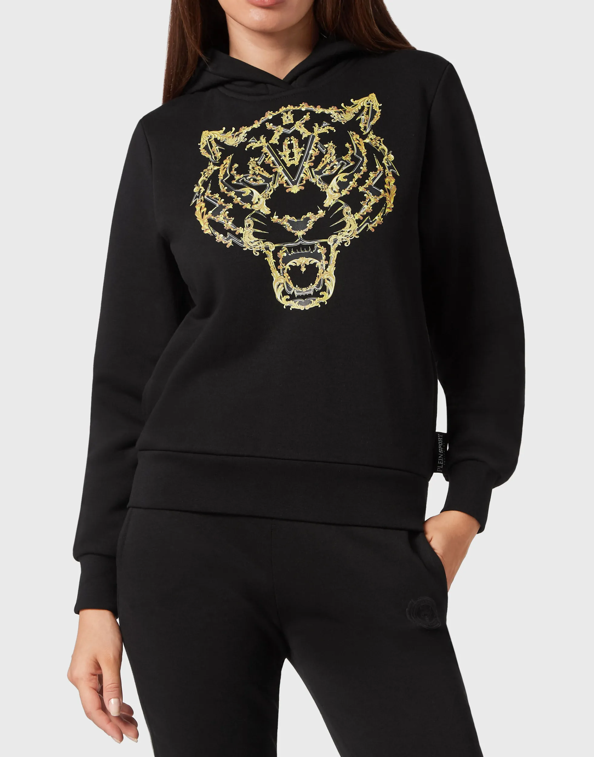 Women Plein Sport Hoodie Sweatshirt Tiger