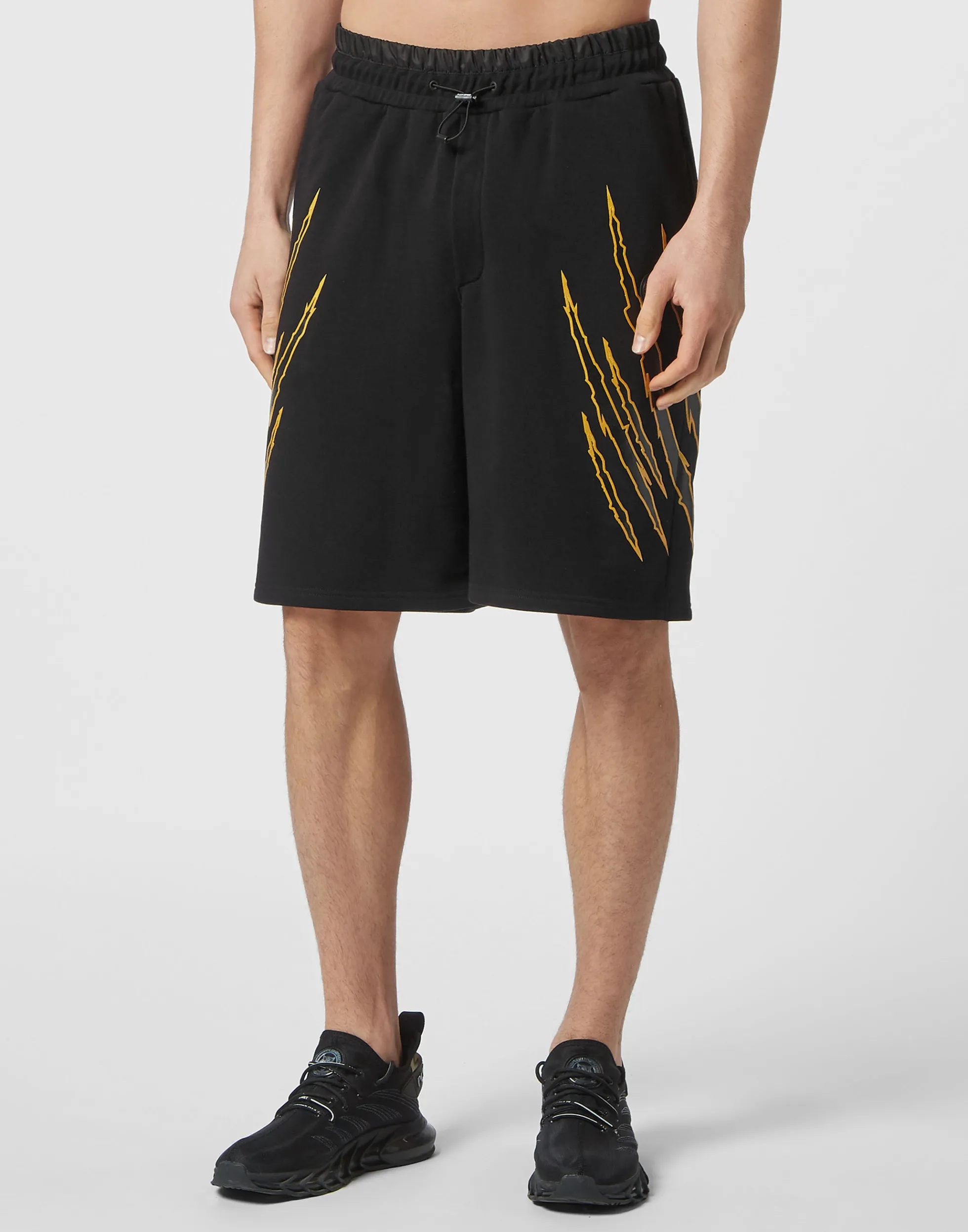 Men Plein Sport Jogging Shorts Scratch