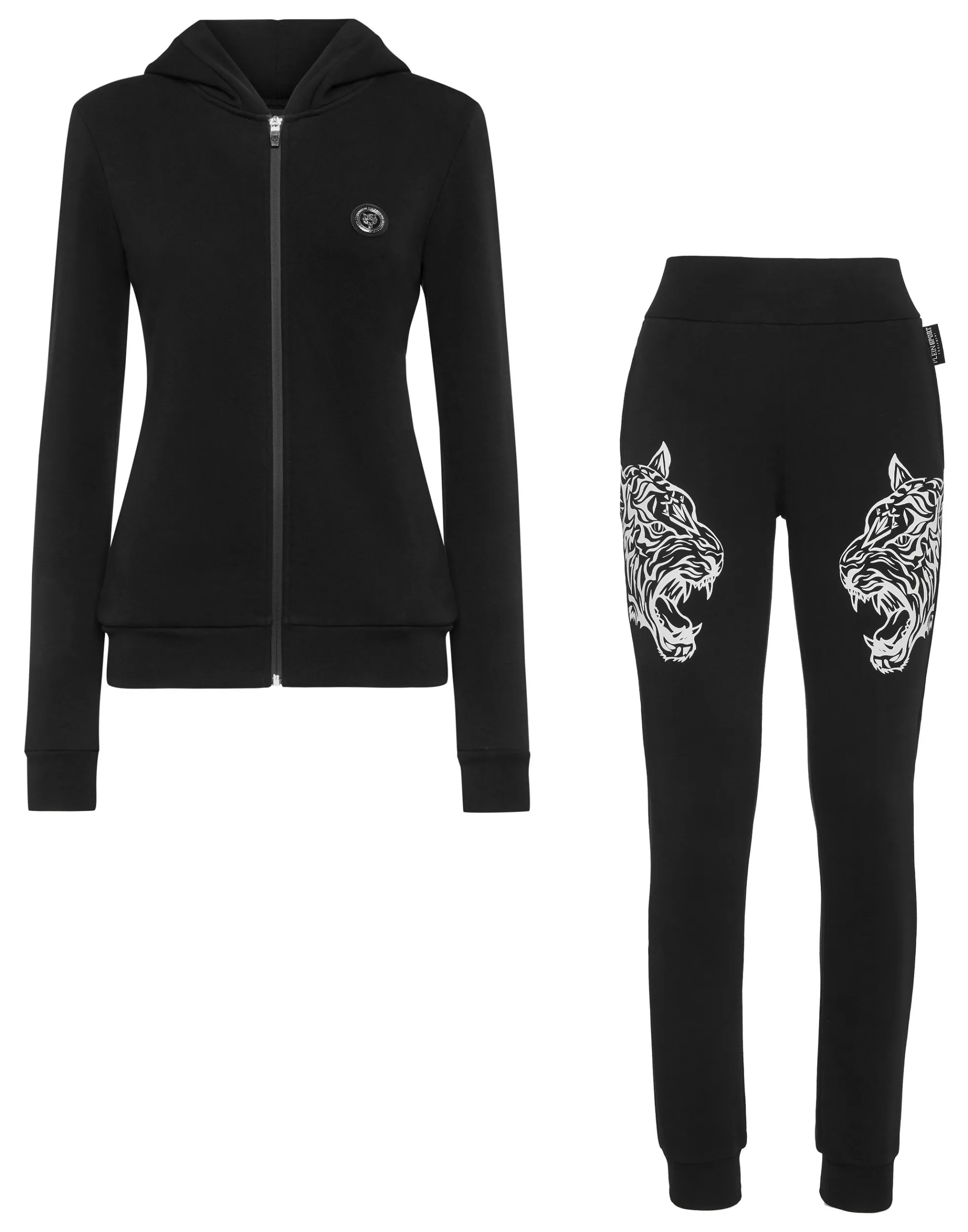 Women Plein Sport Jogging Tracksuit: Hoodie/Trousers Tiger