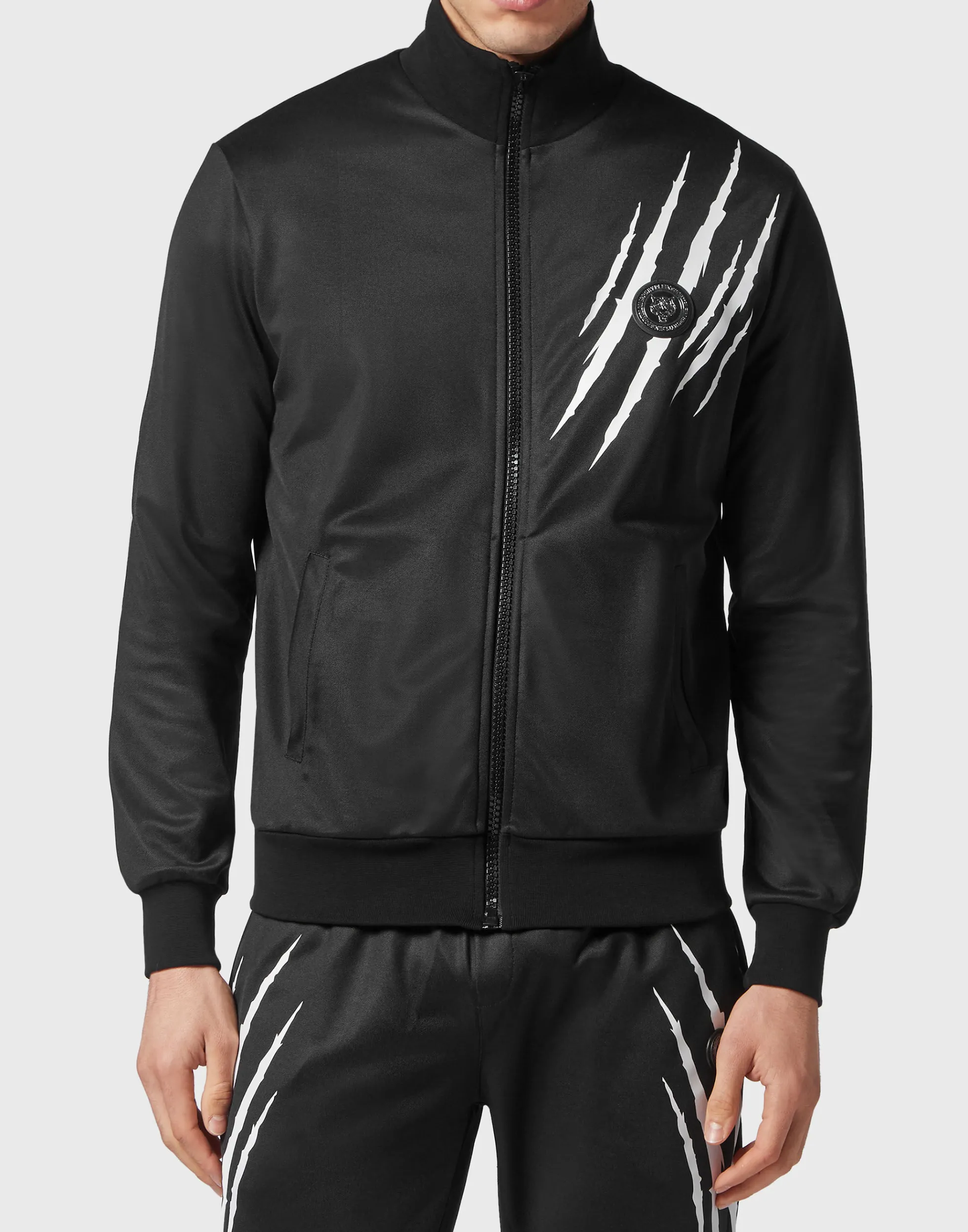 Men Plein Sport Jogging Tracksuit:Top/Trousers Scratch