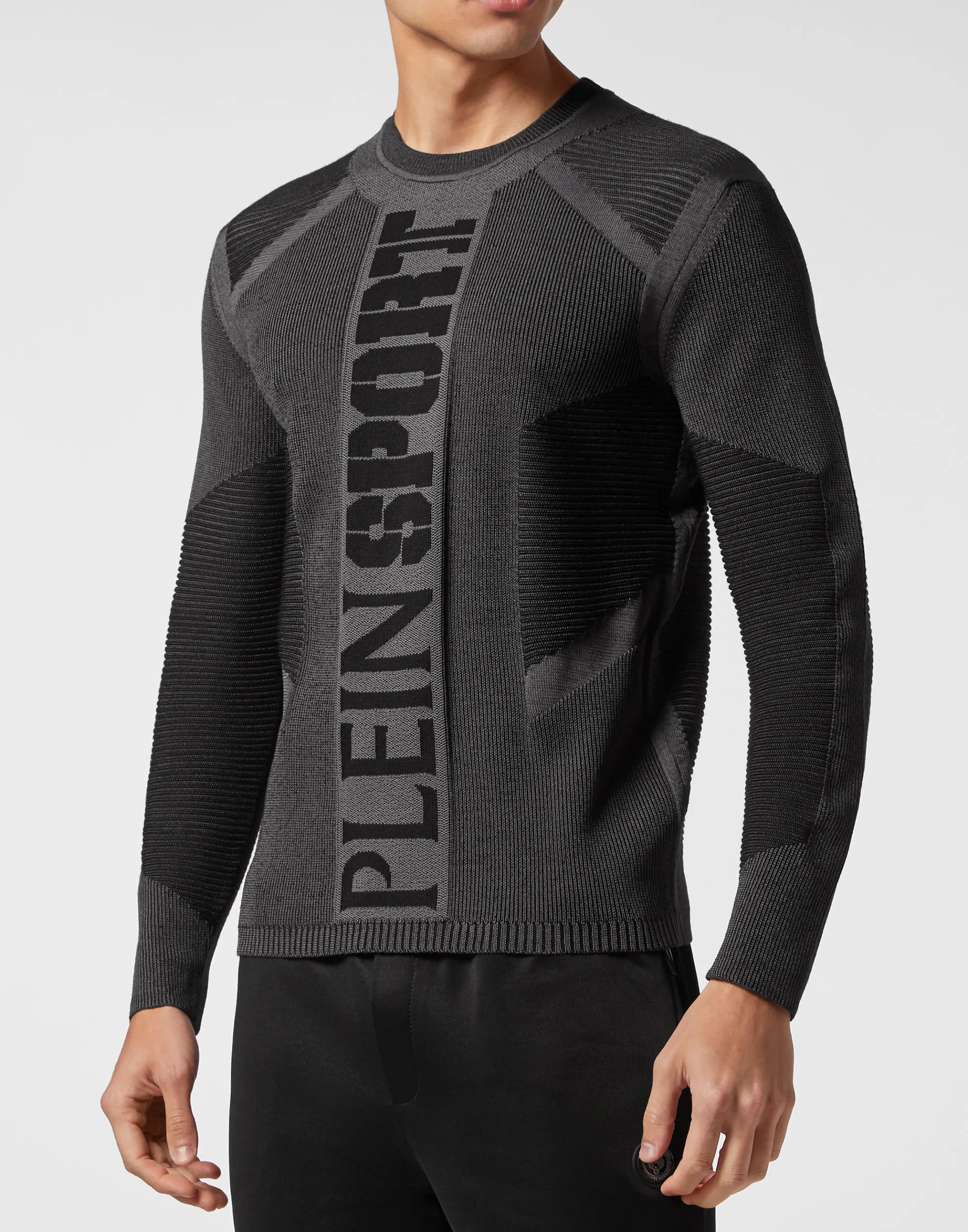 Men Plein Sport Knit Pullover Ls