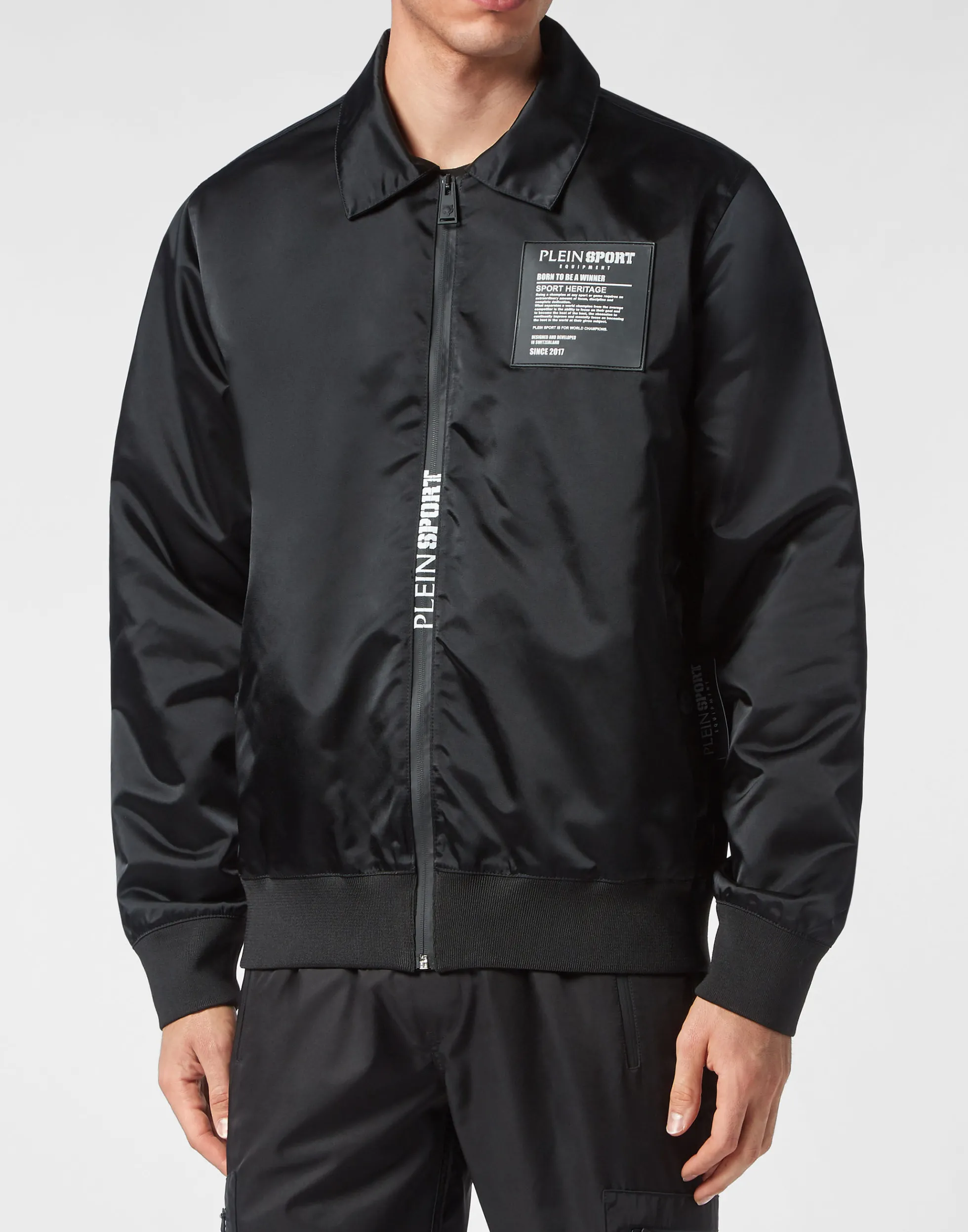 Men Plein Sport Nylon Bomber