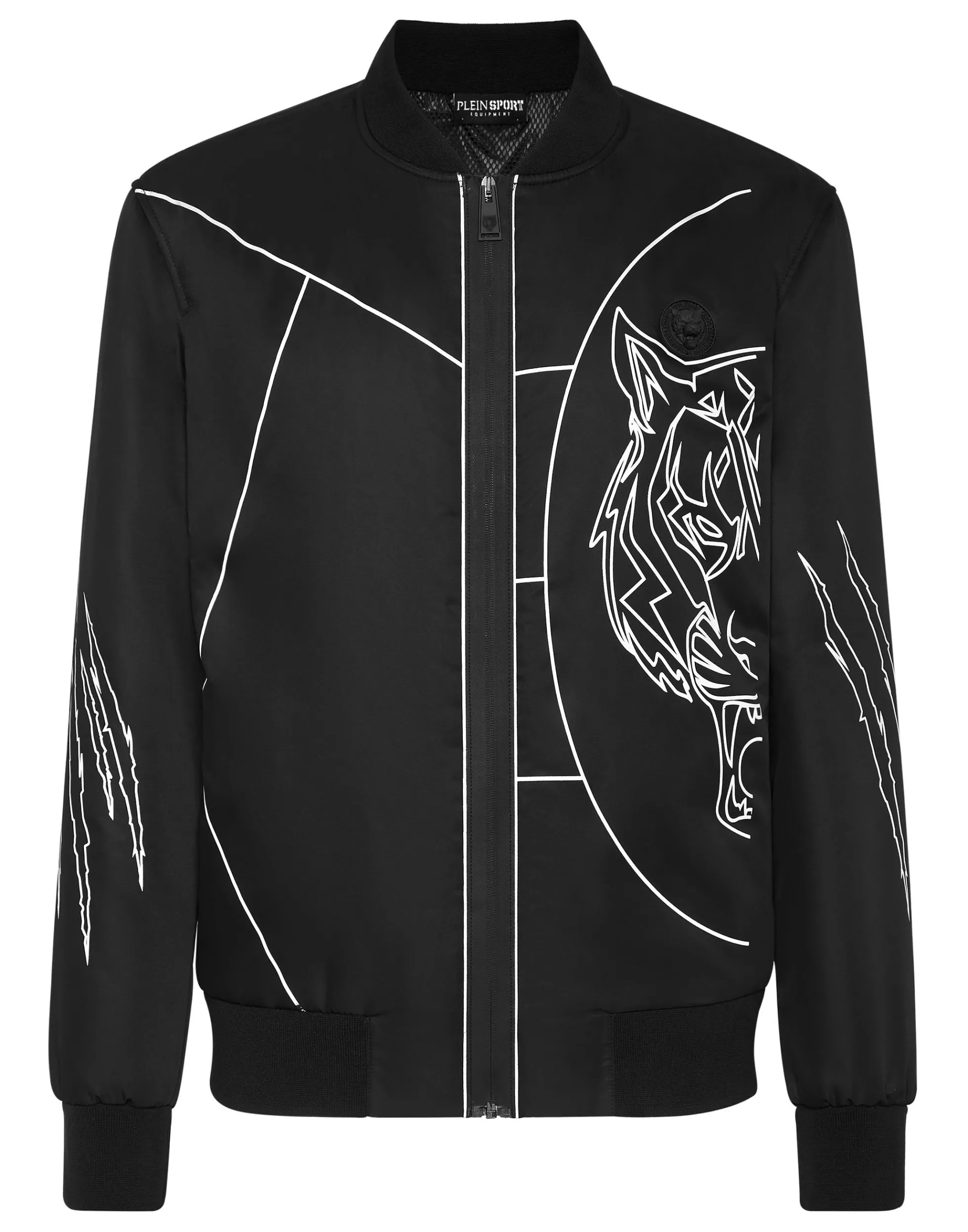 Men Plein Sport Nylon Bomber Tiger Court Edition