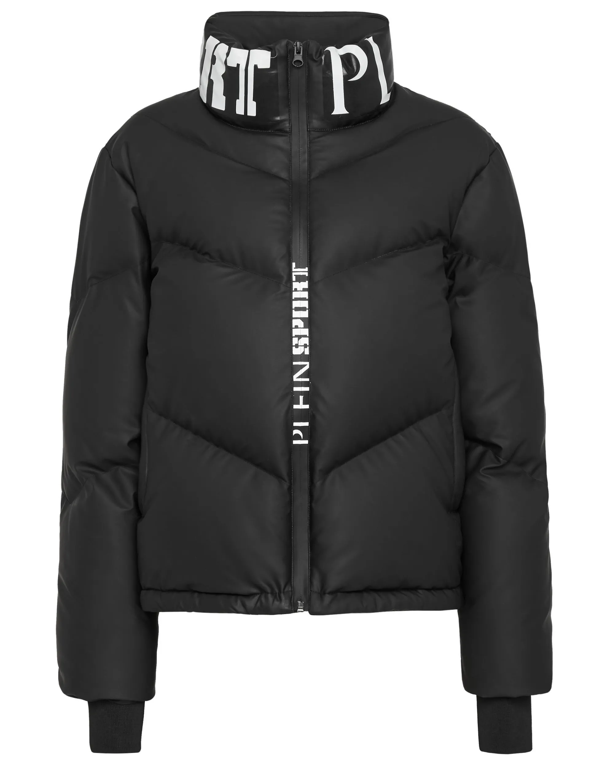 Women Plein Sport Nylon Down Jacket Tiger