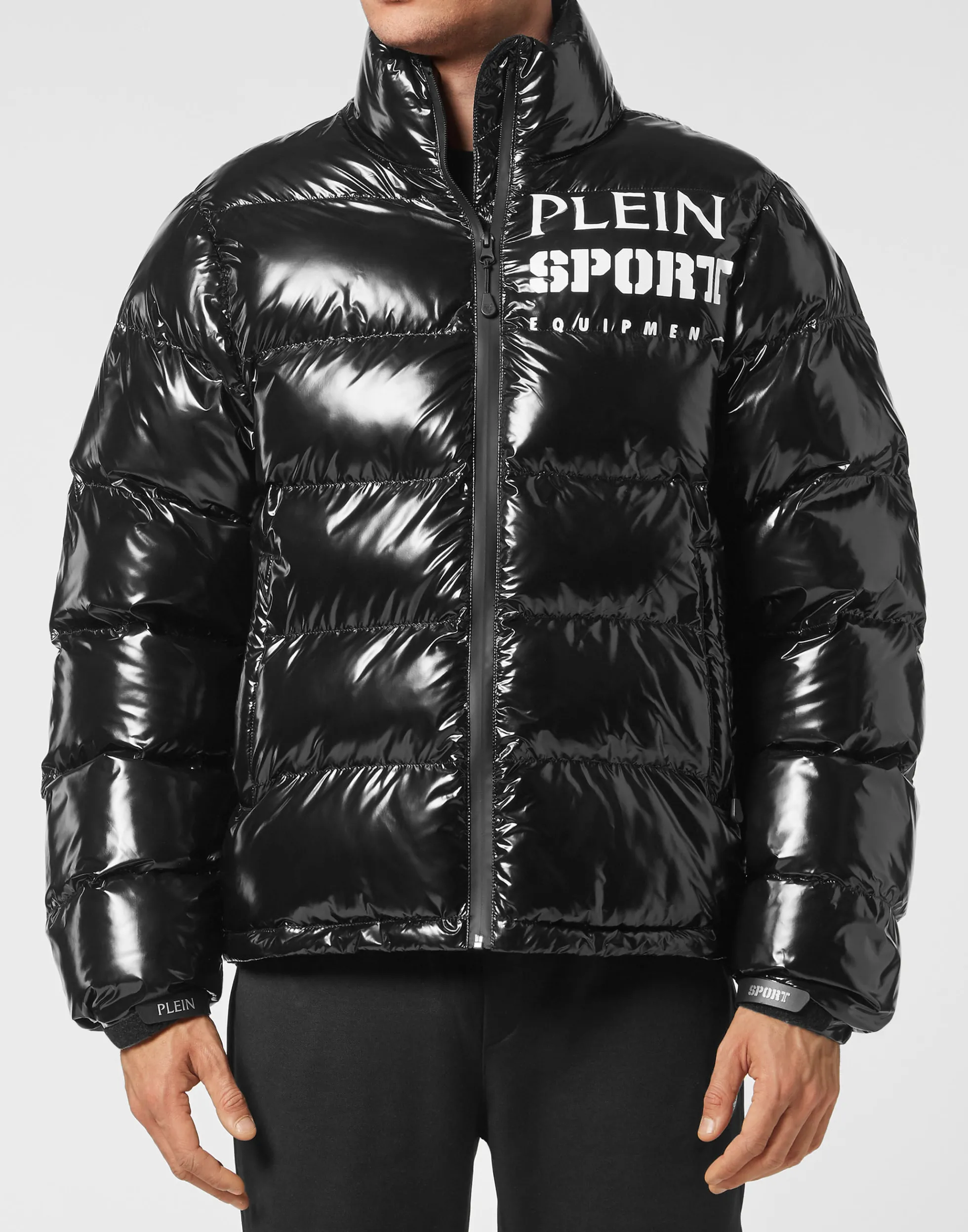 Men Plein Sport Nylon Jacket Statement