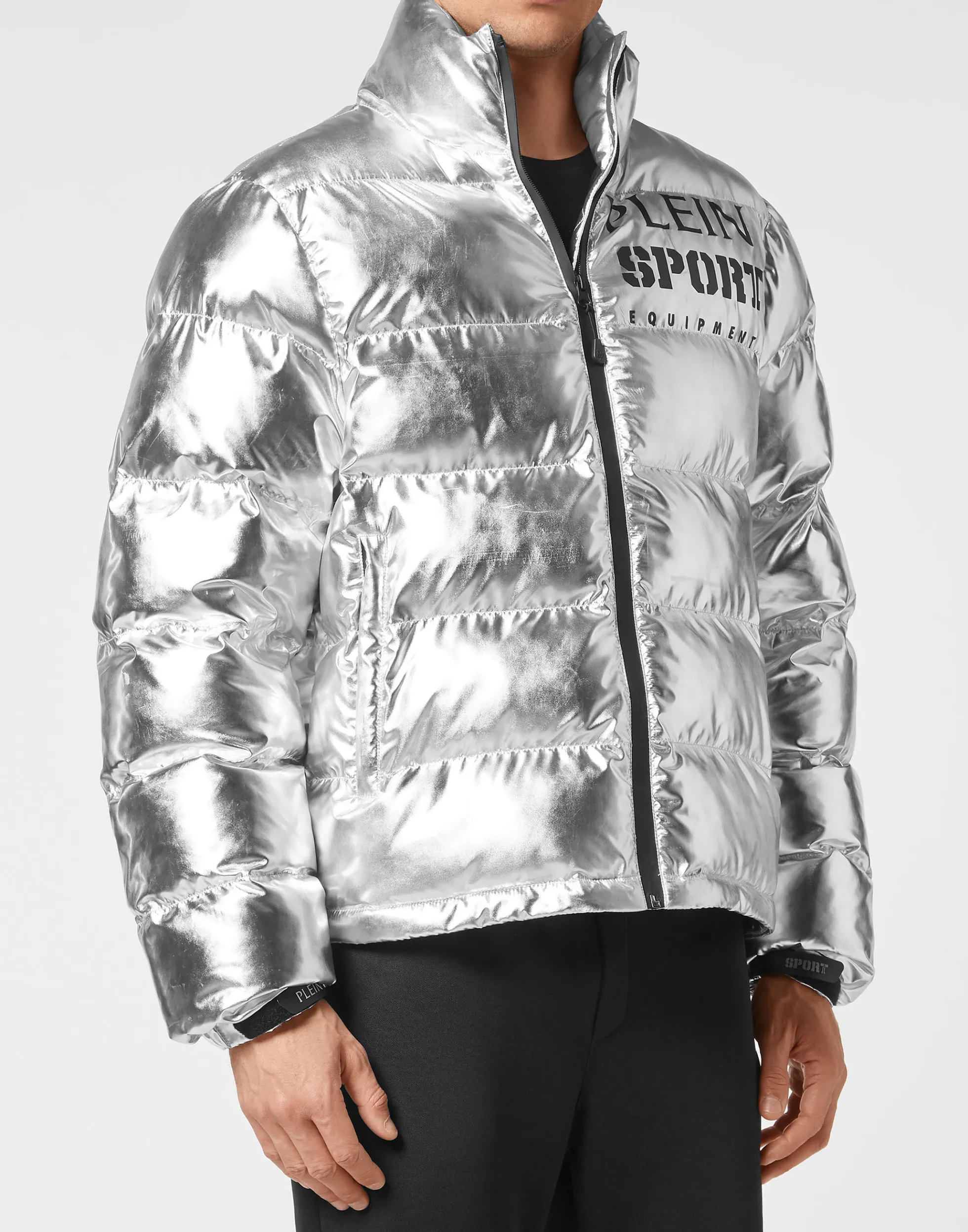 Men Plein Sport Nylon Jacket Statement