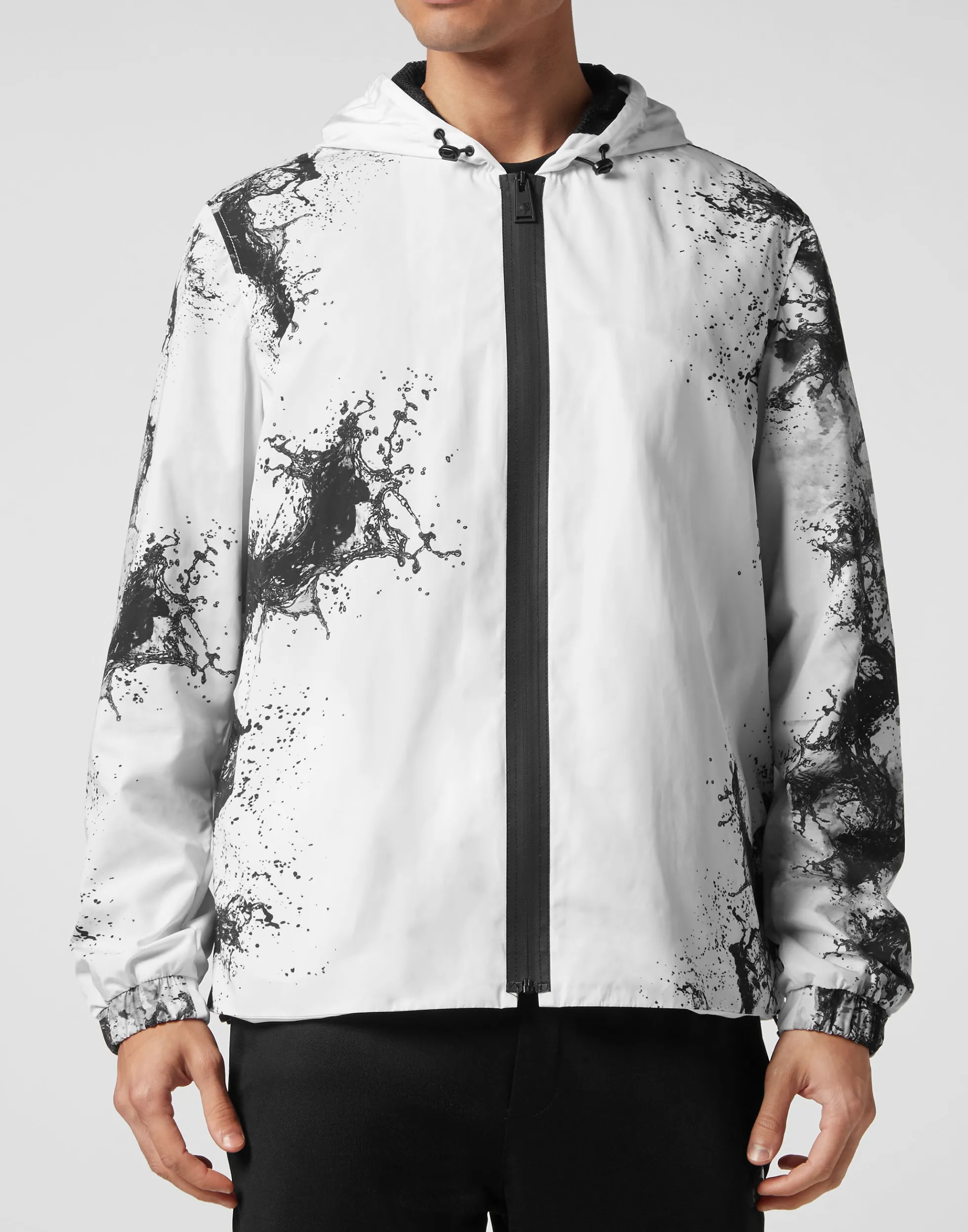 Men Plein Sport Nylon Windbreaker Splash Extreme