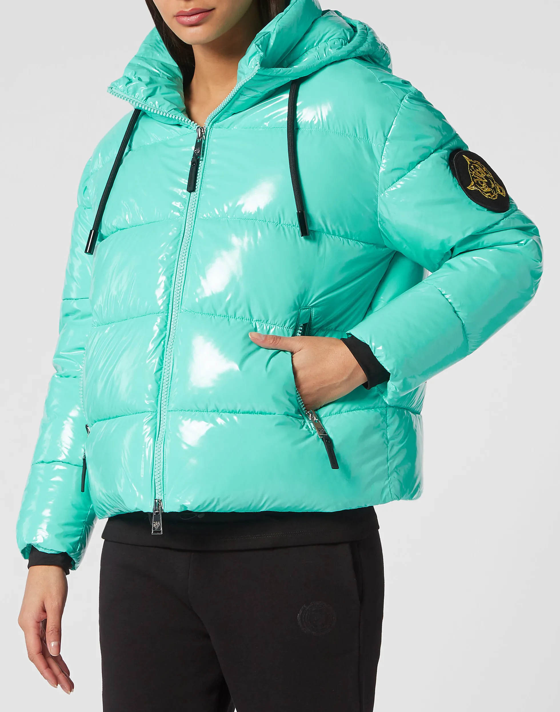 Women Plein Sport Outerwear Jacket Woman