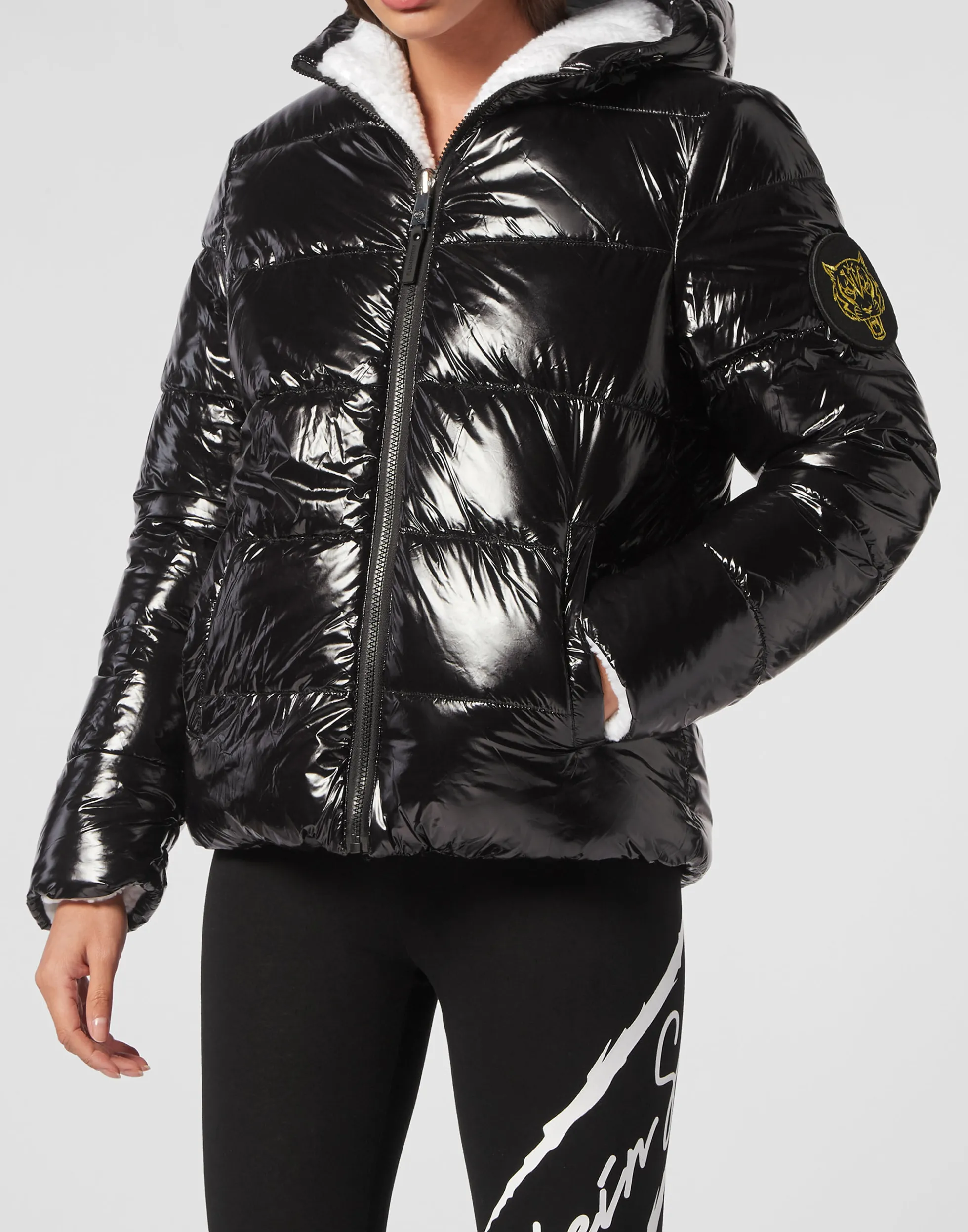 Women Plein Sport Outerwear Jacket Woman