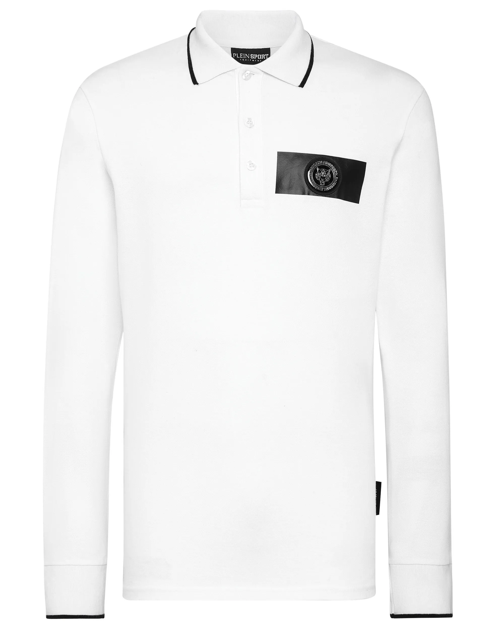 Men Plein Sport Polo Ls Tiger Crest Edition