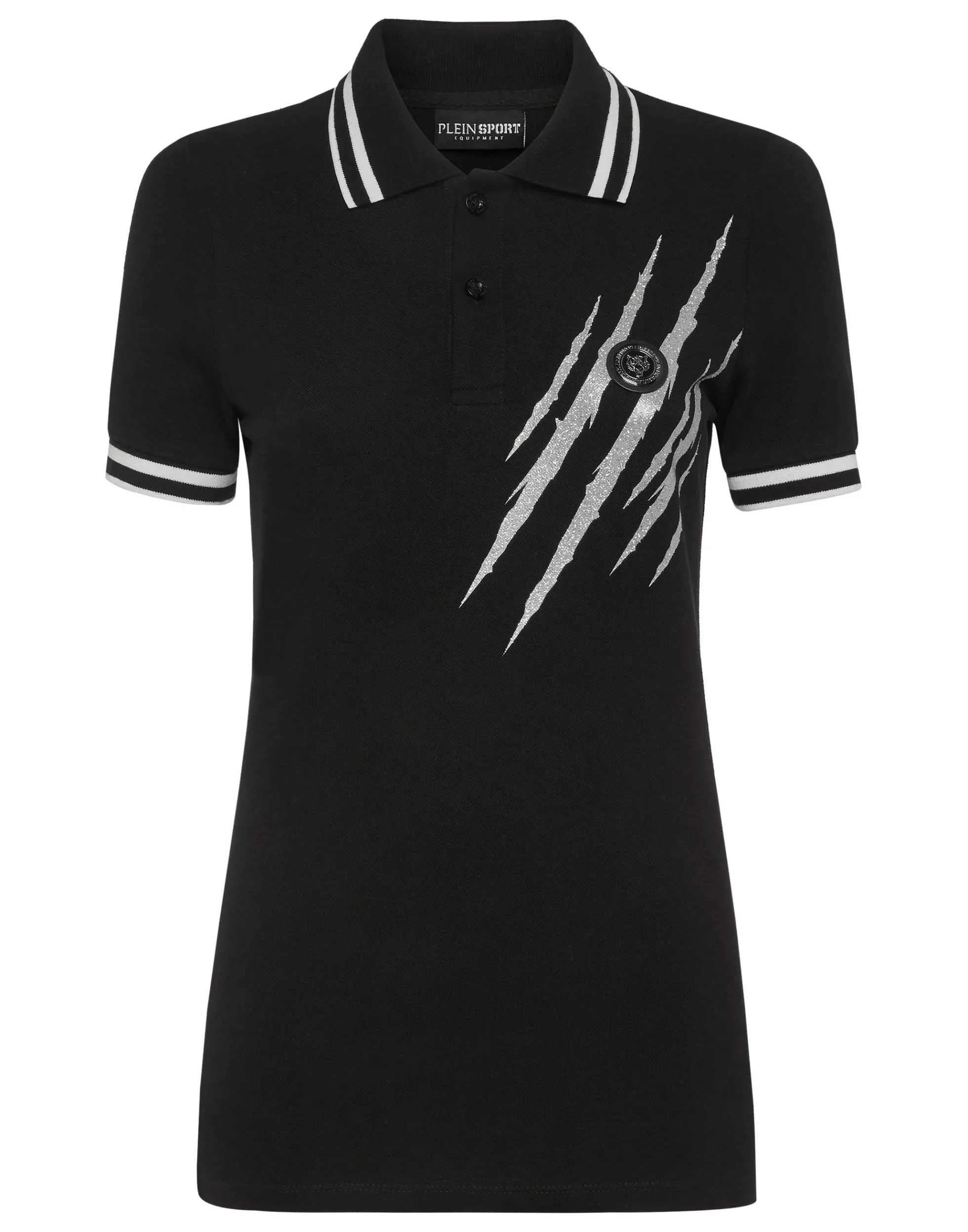 Women Plein Sport Polo Shirt Ss Scratch