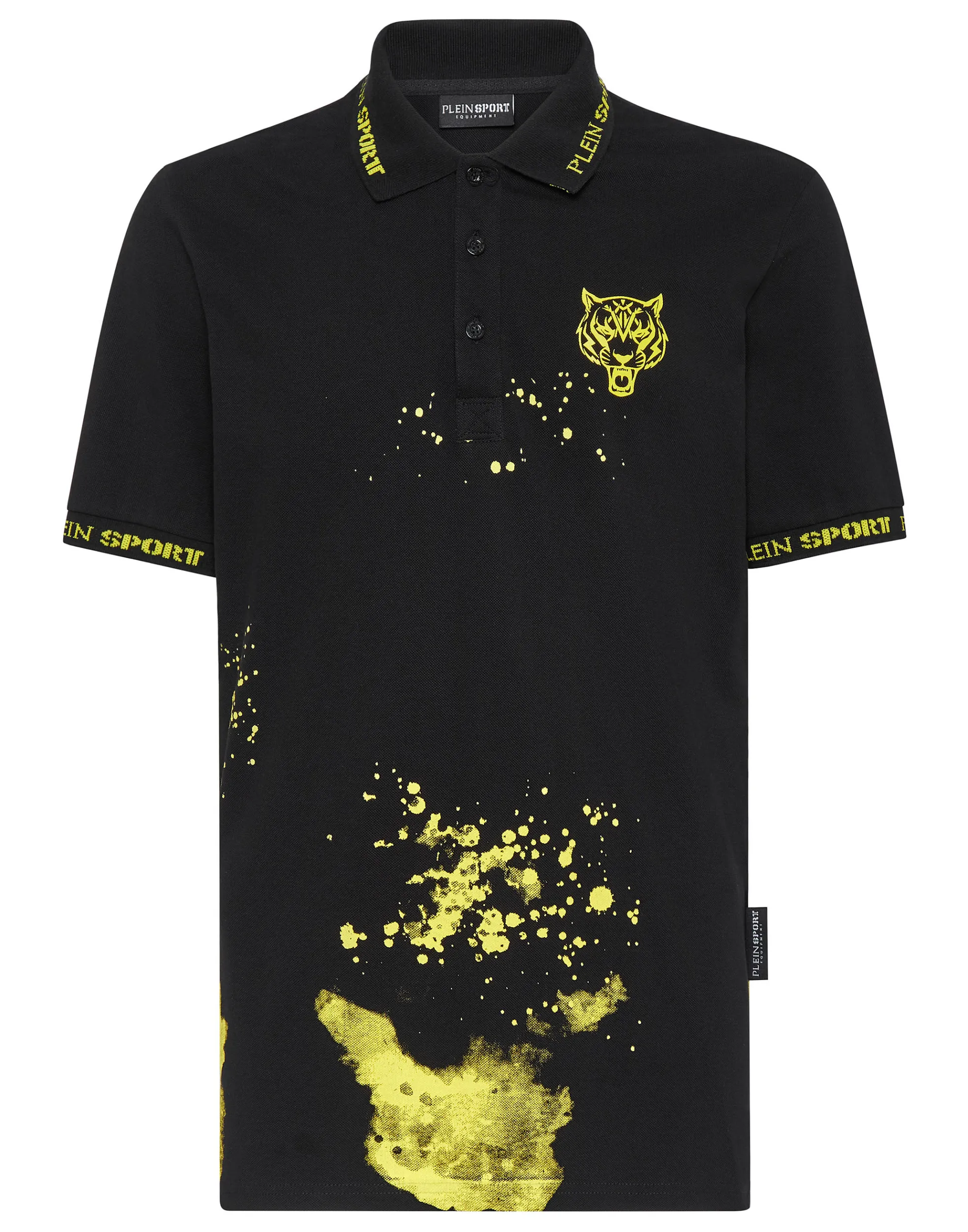 Men Plein Sport Polo Shirt Ss Tiger