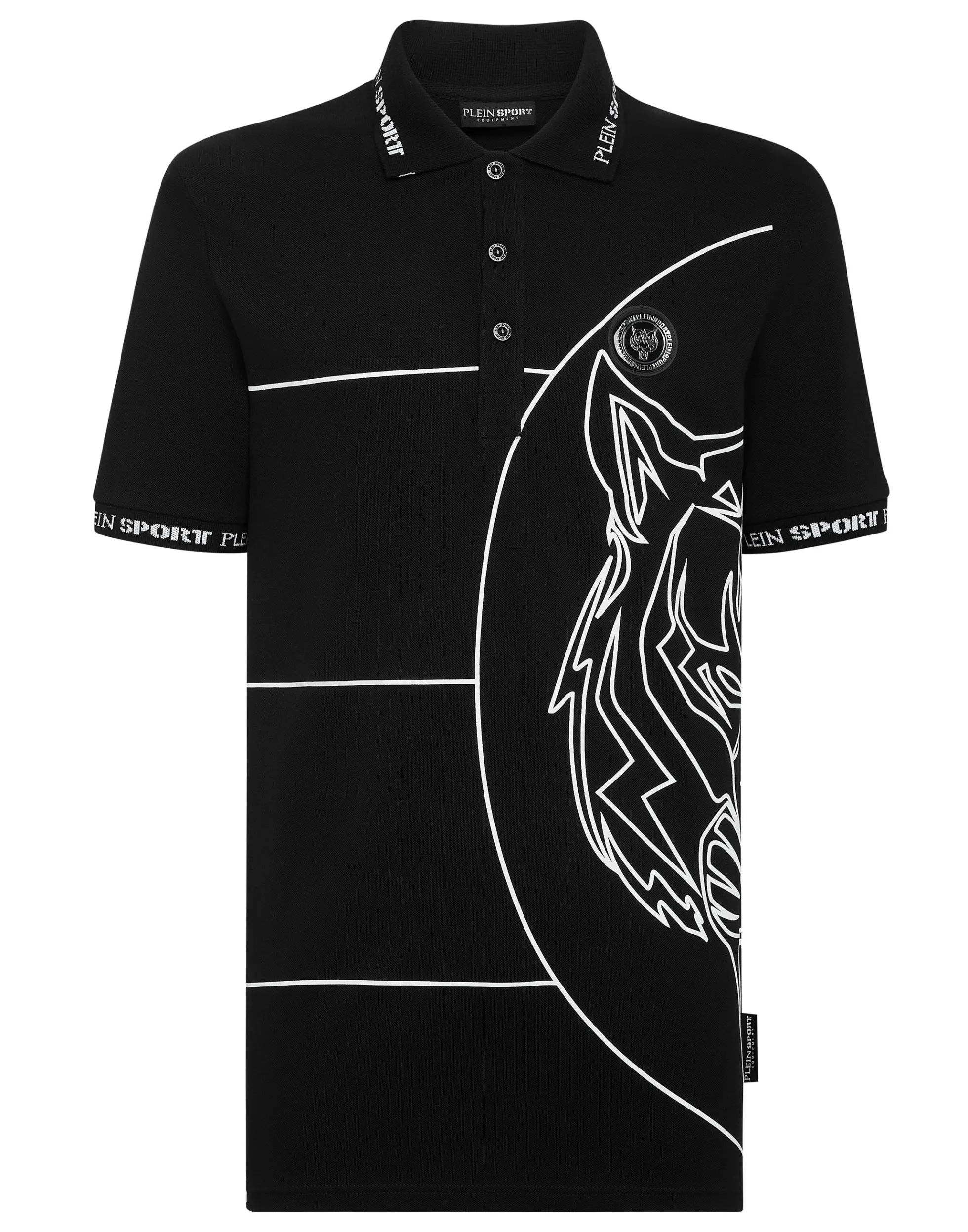 Men Plein Sport Polo Shirt Ss Tiger