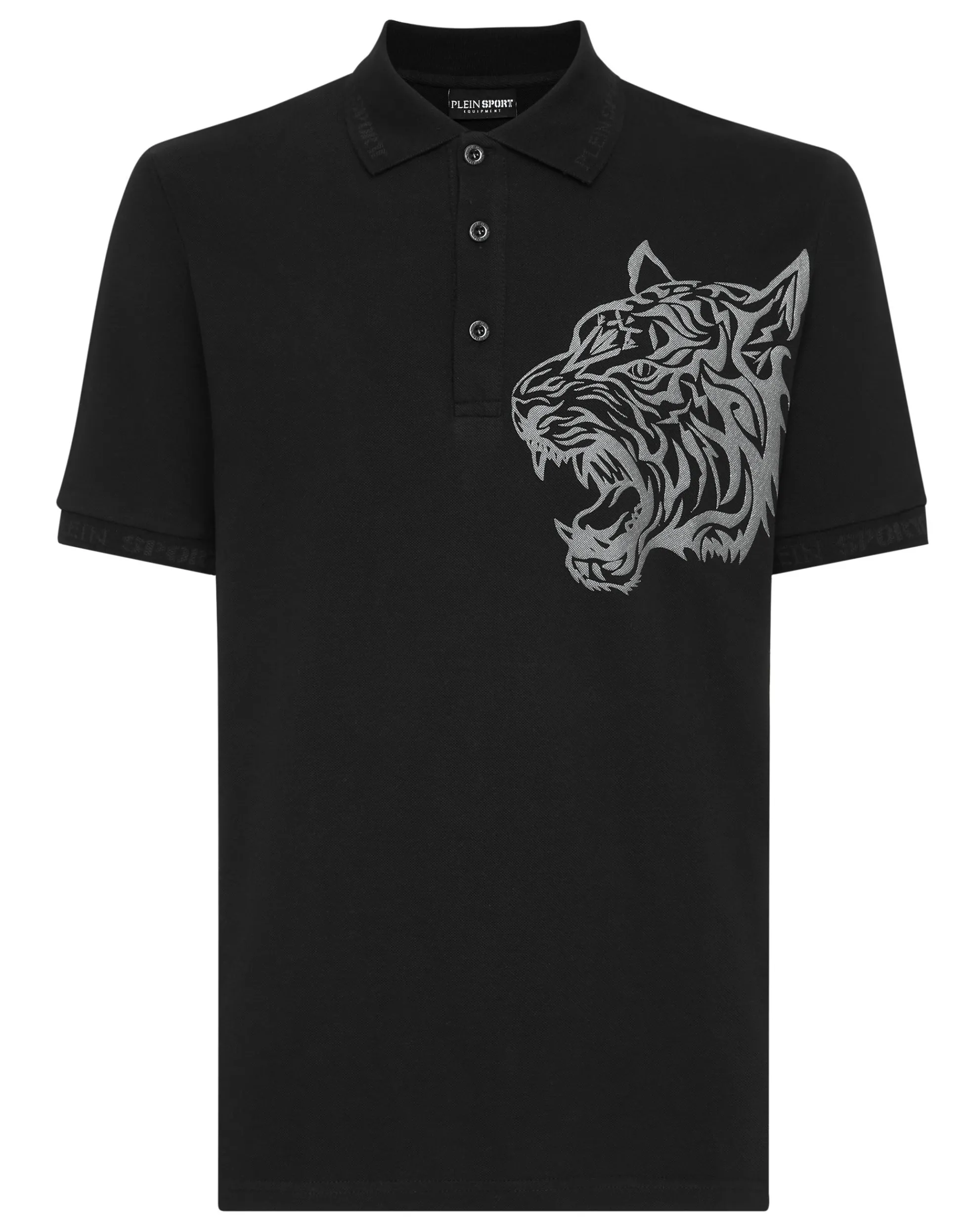 Men Plein Sport Polo Shirt Ss Tiger