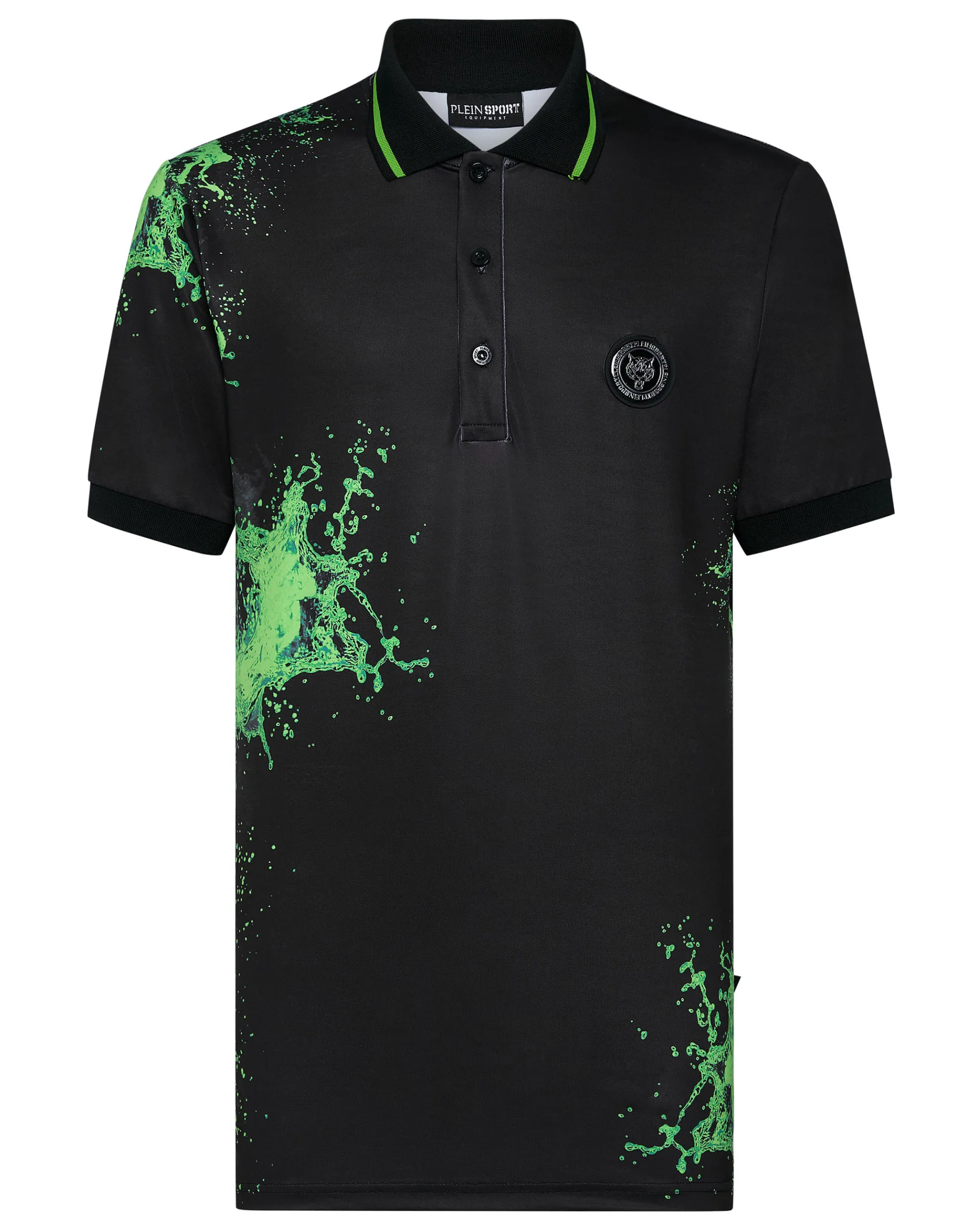 Men Plein Sport Polo Ss Splash Extreme