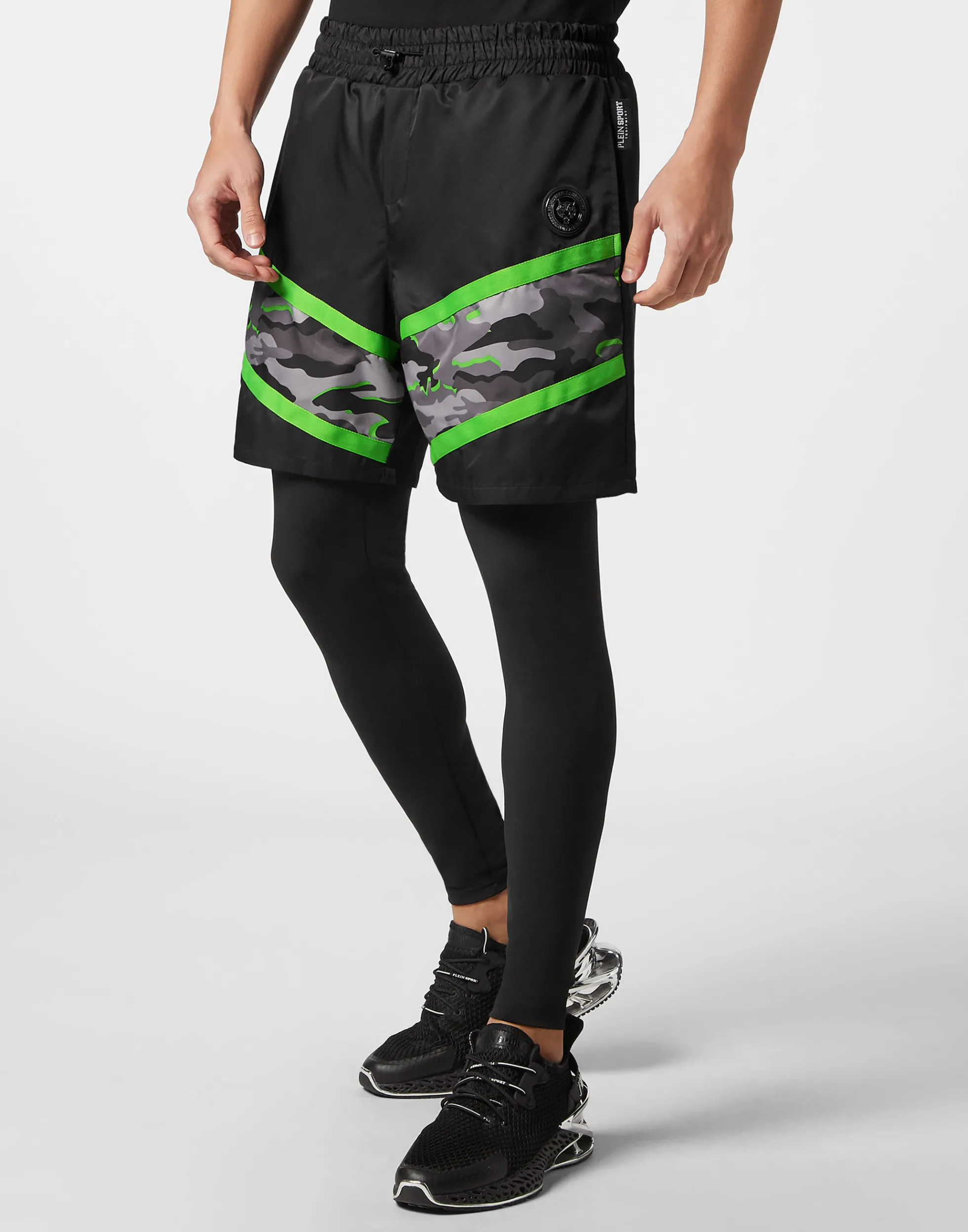 Men Plein Sport Running Pants Neon Amazon Edition (Camouflage)