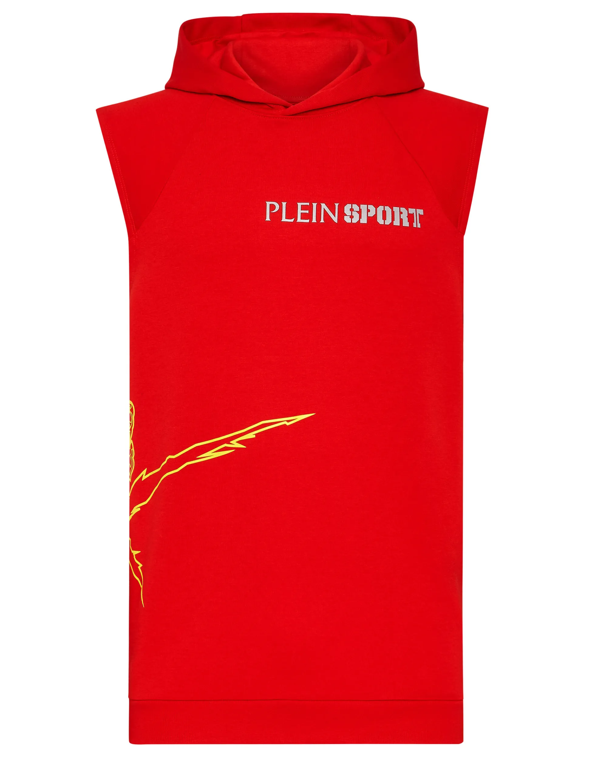 Men Plein Sport Sleeveless Hoodie Sweatshirt