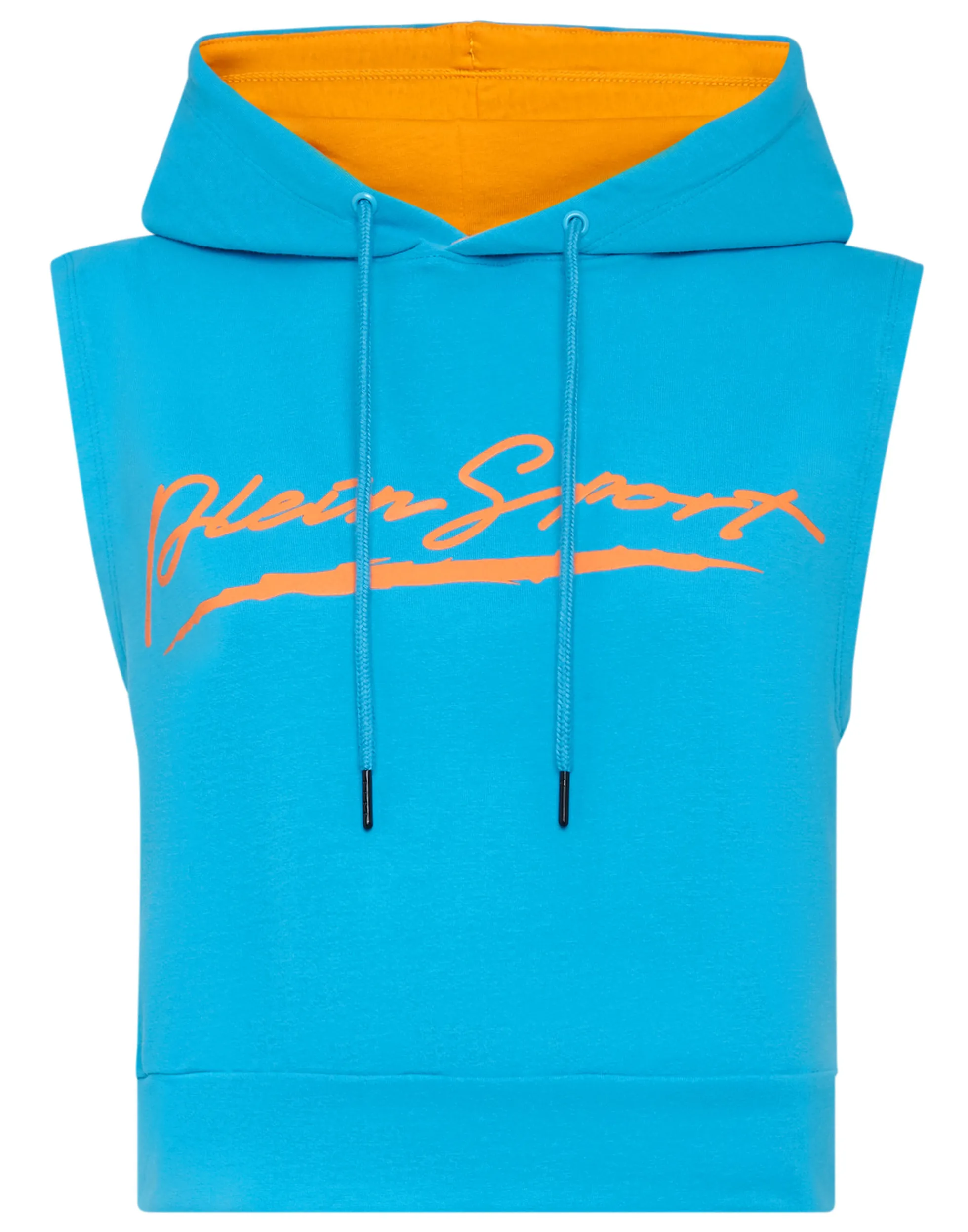 Women Plein Sport Sleeveless Hoodie Sweatshirt