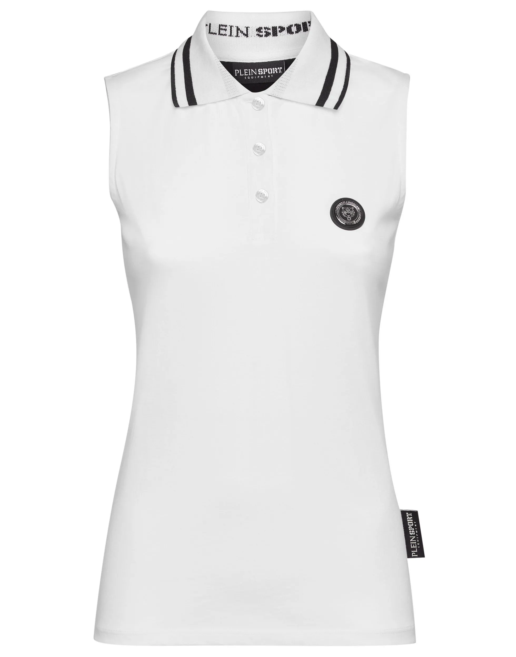 Women Plein Sport Sleeveless Polo Shirt