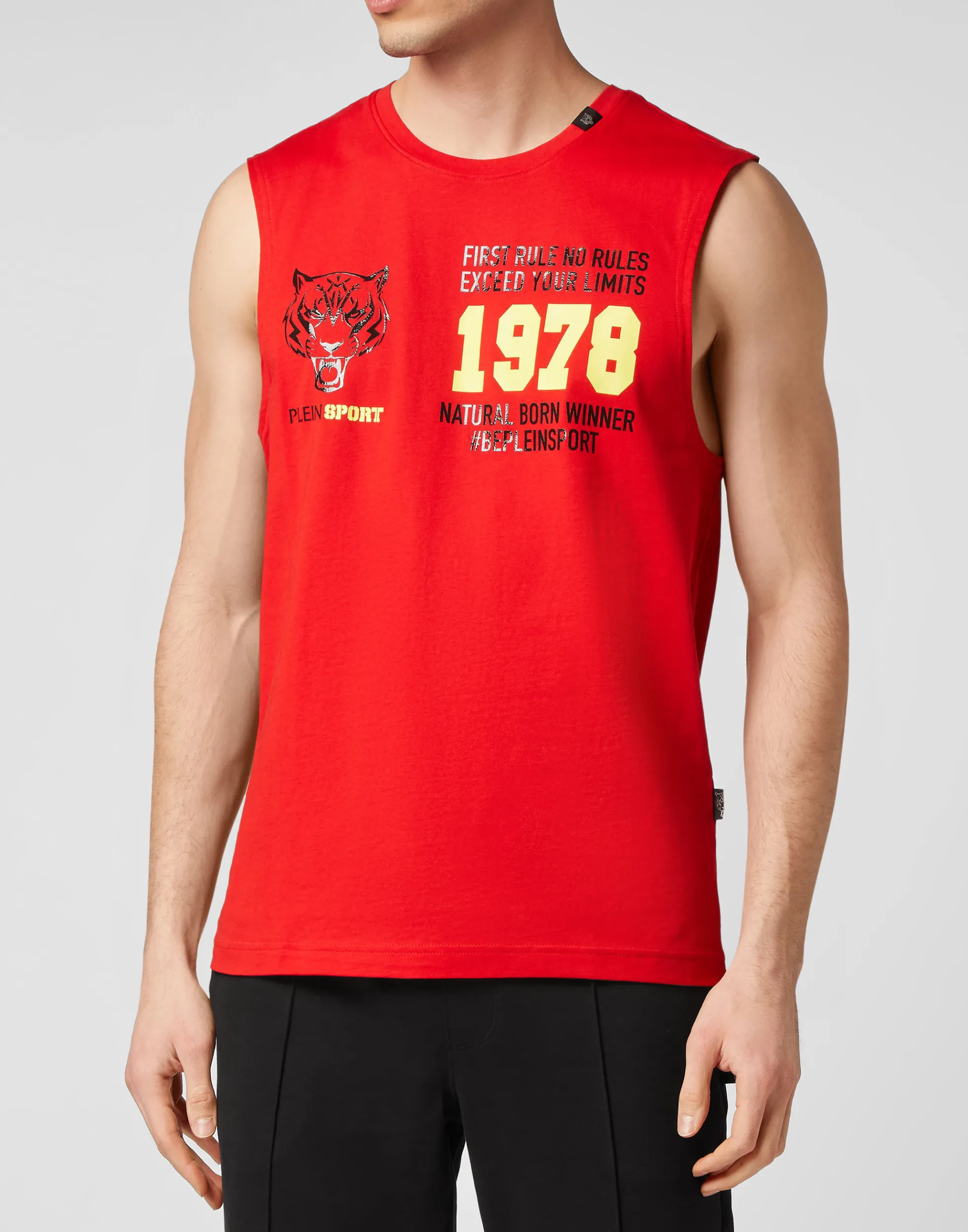 Men Plein Sport Sleeveless T-Shirt