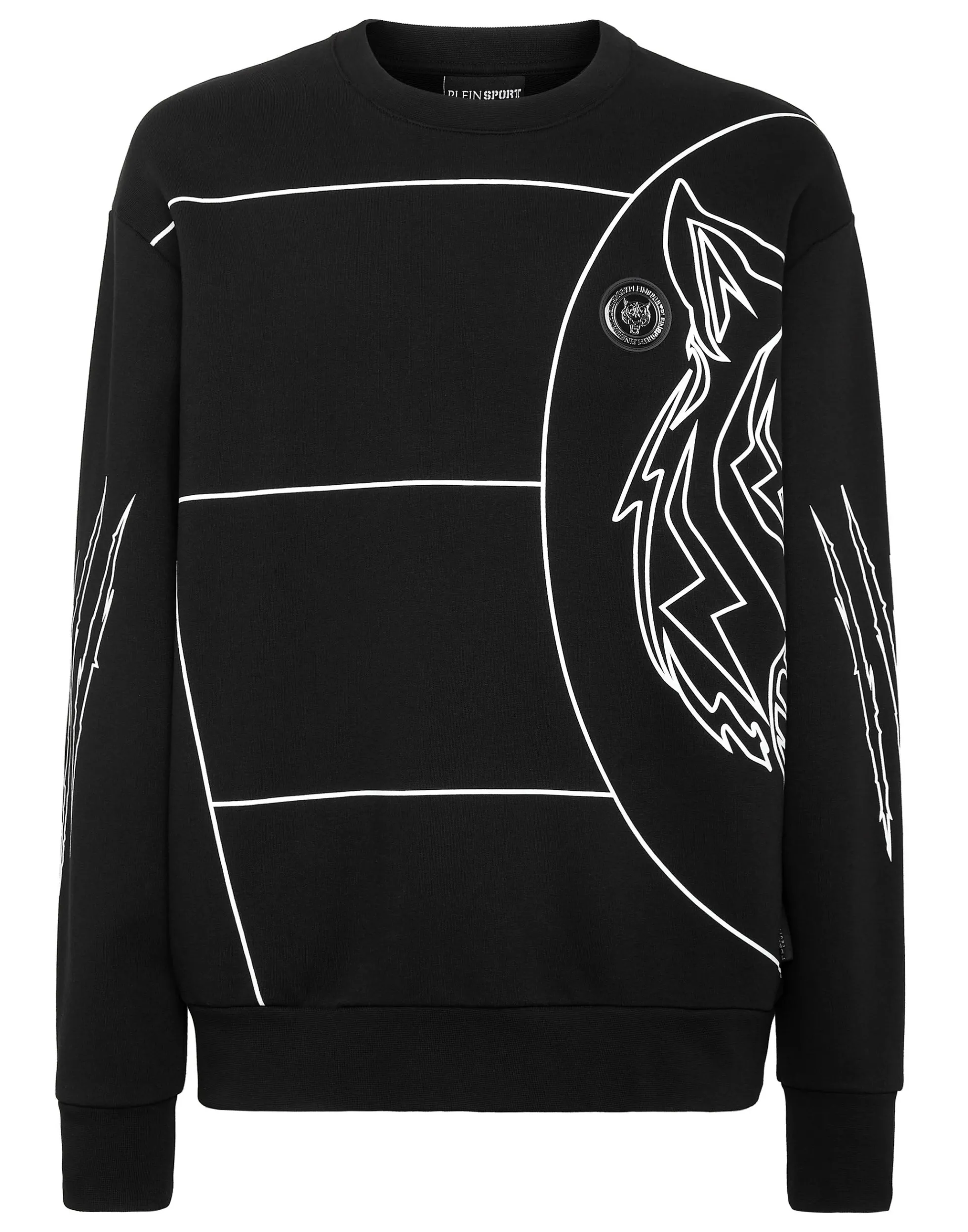 Men Plein Sport Sweatshirt Ls Tiger