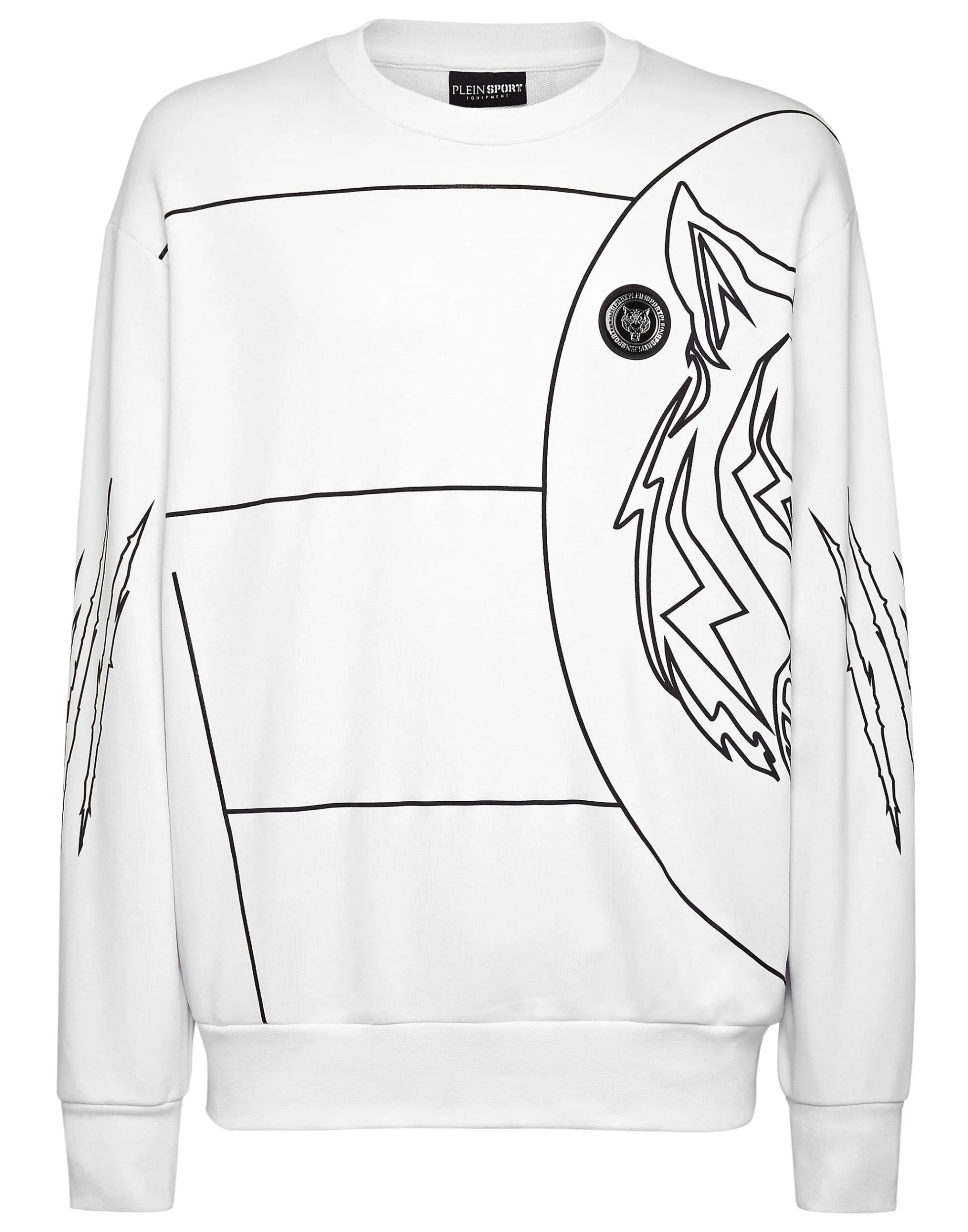 Men Plein Sport Sweatshirt Ls Tiger