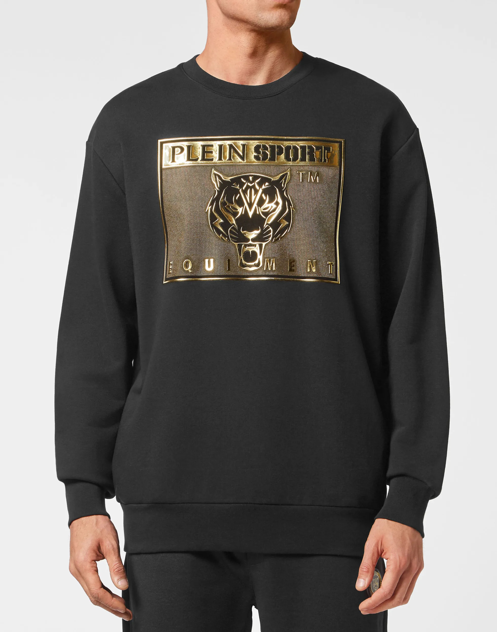 Men Plein Sport Sweatshirt Ls Tiger