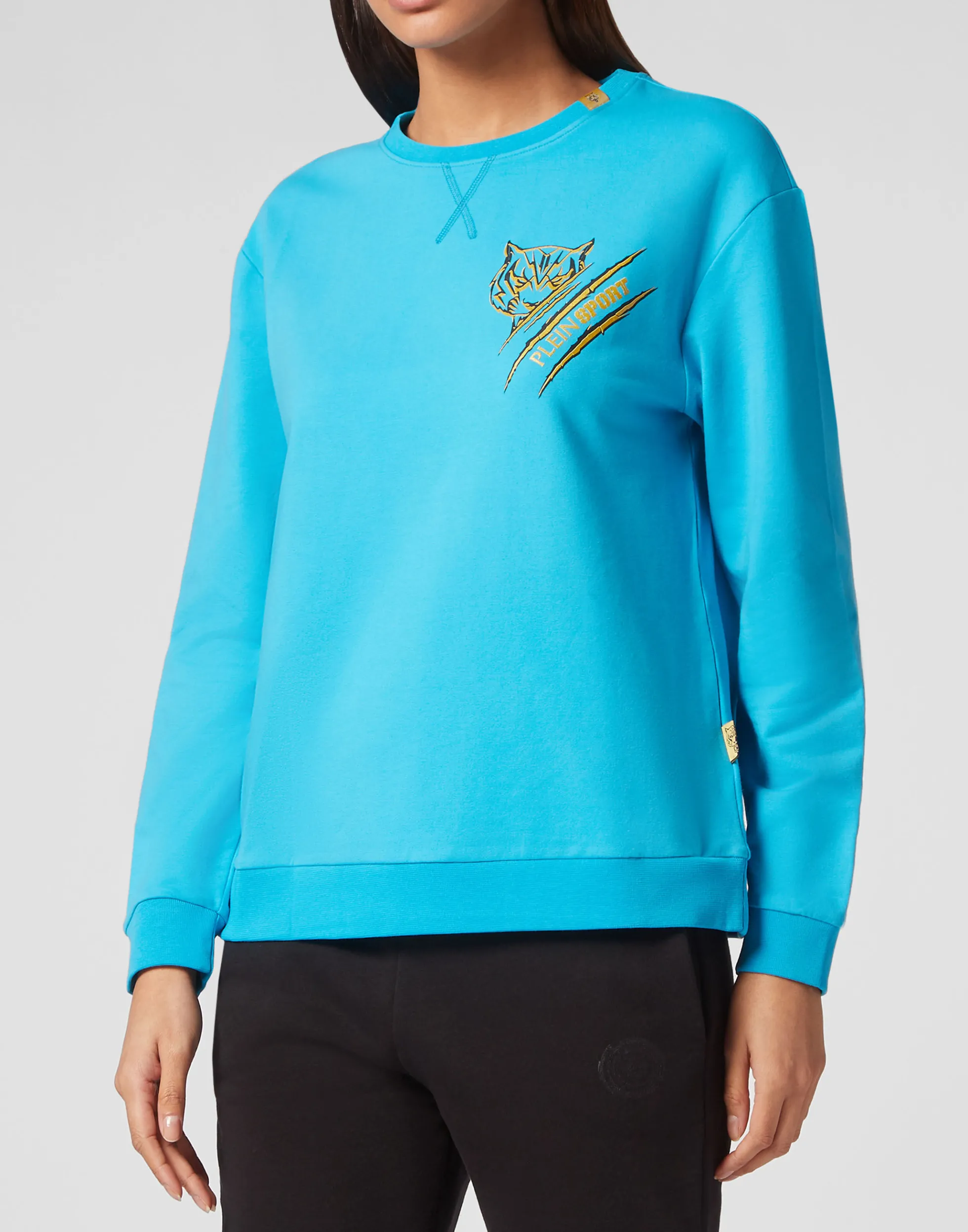 Women Plein Sport Sweatshirt Round Neck