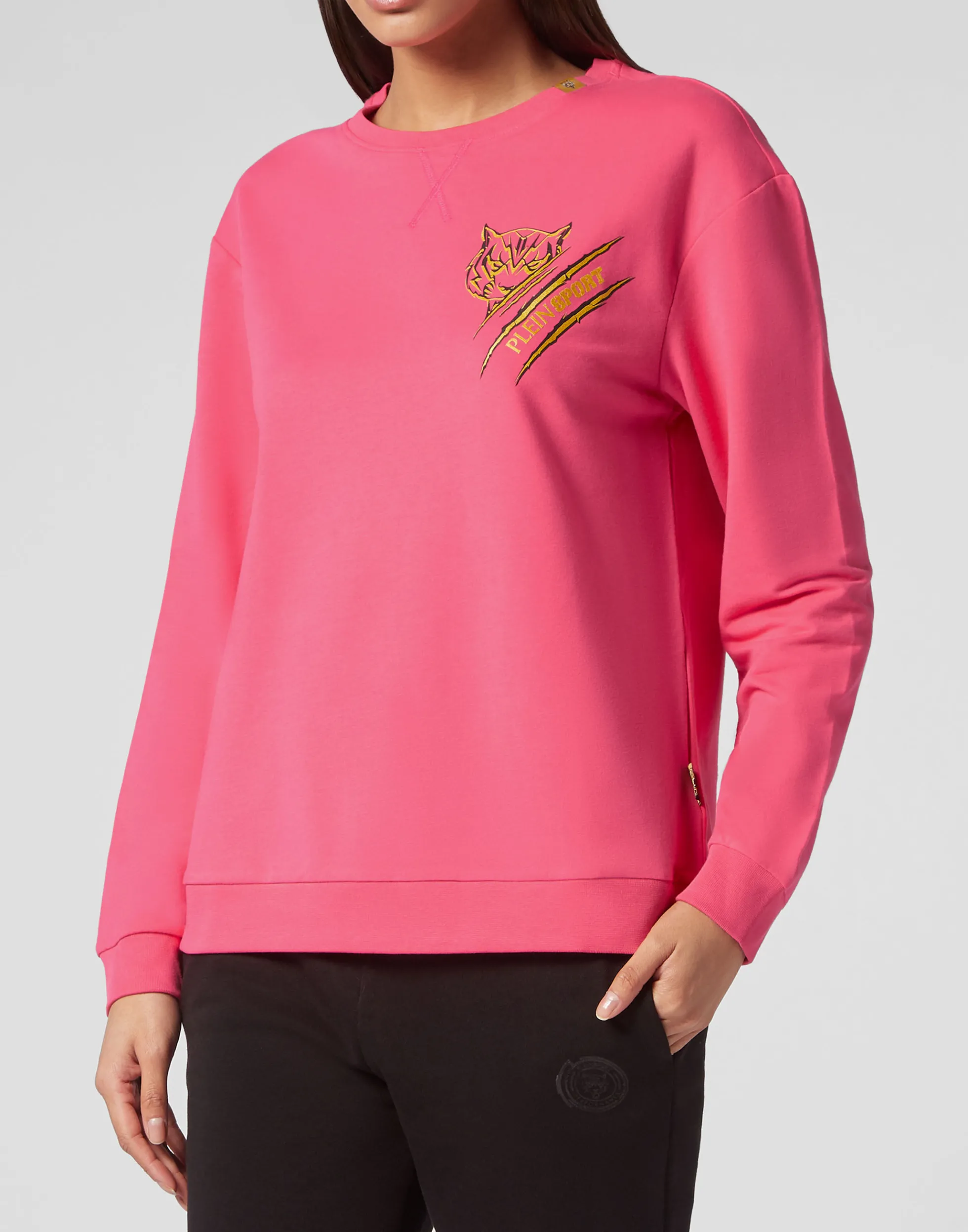 Women Plein Sport Sweatshirt Round Neck