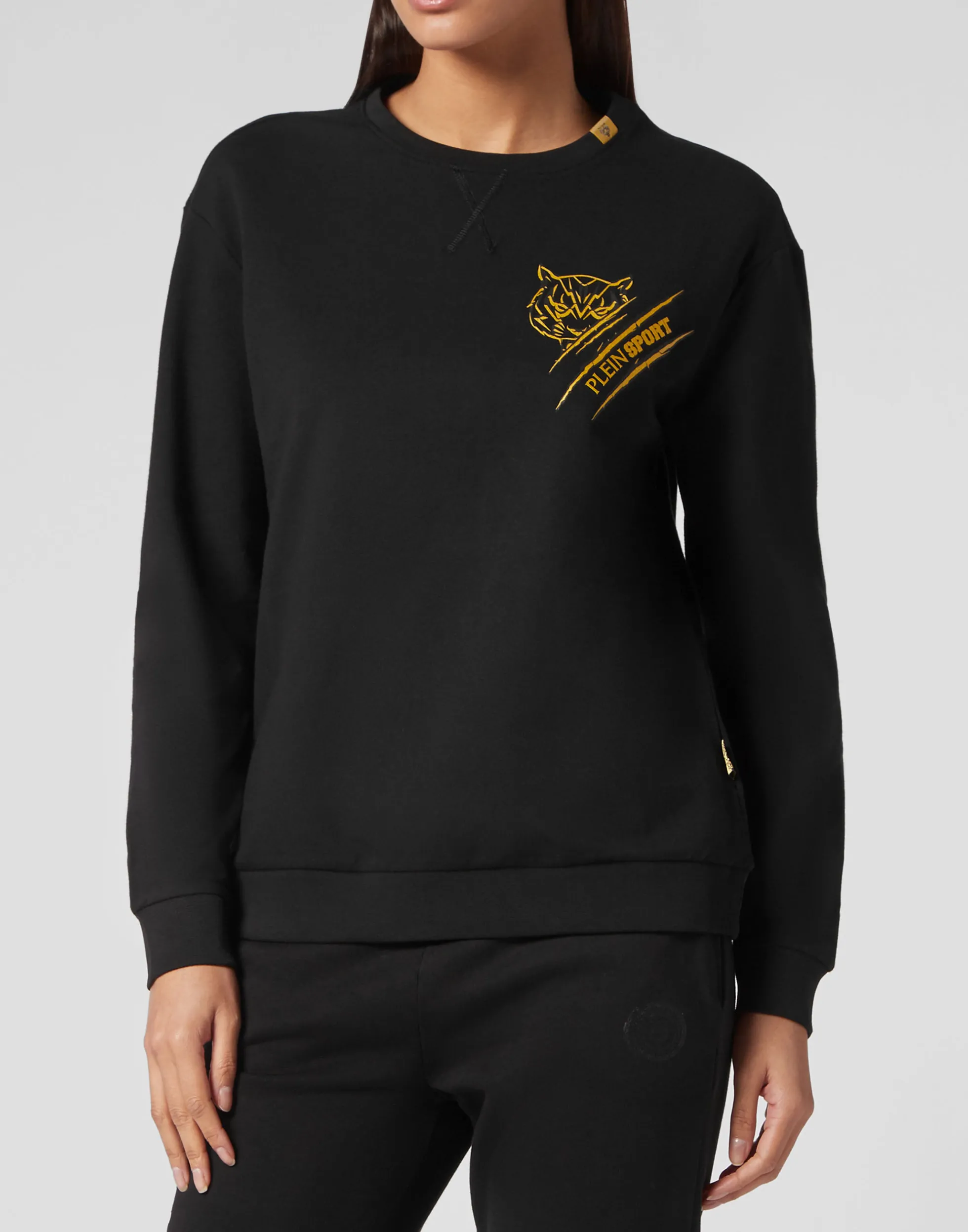 Women Plein Sport Sweatshirt Round Neck