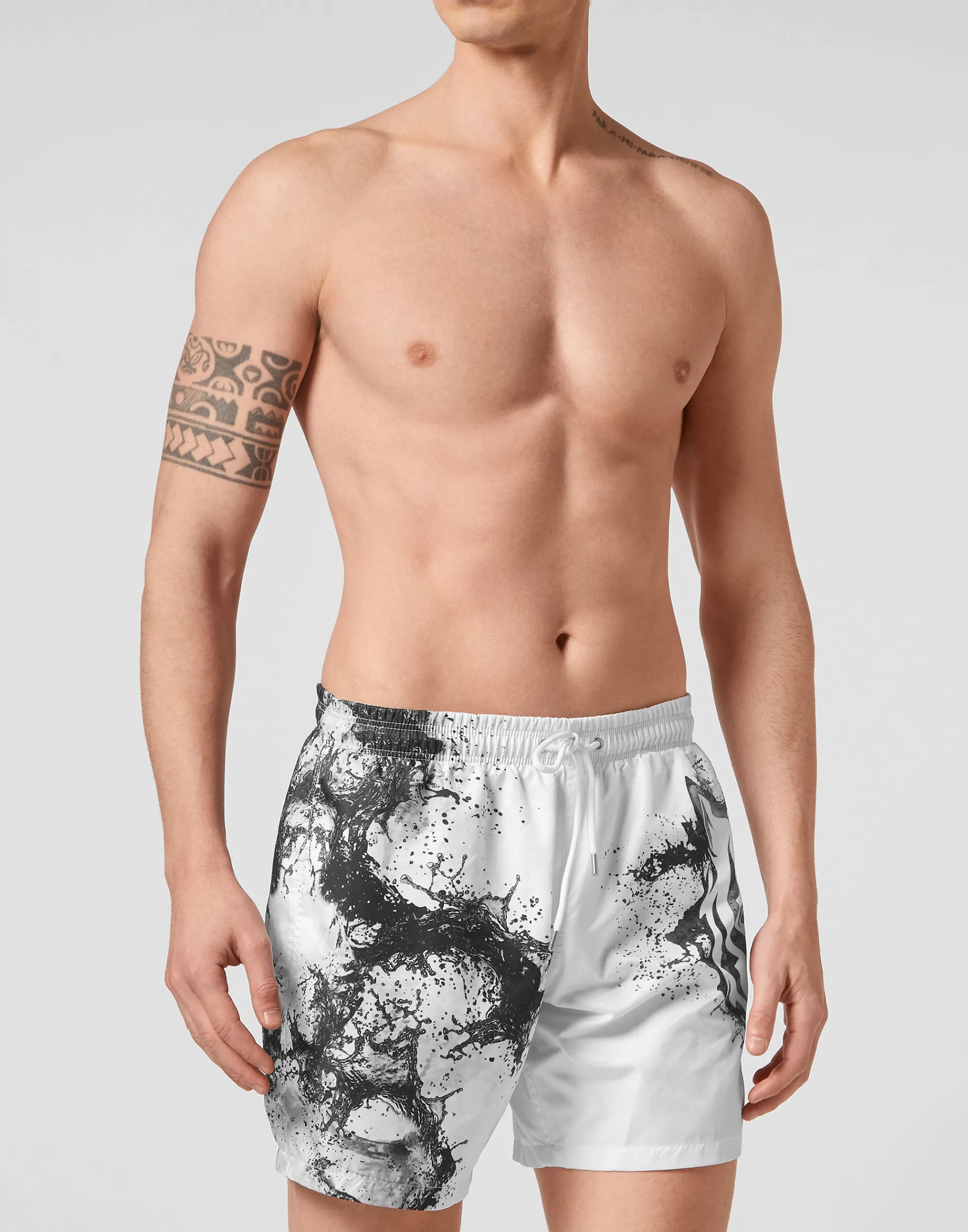 Men Plein Sport Swim-Trunks Splash Extreme