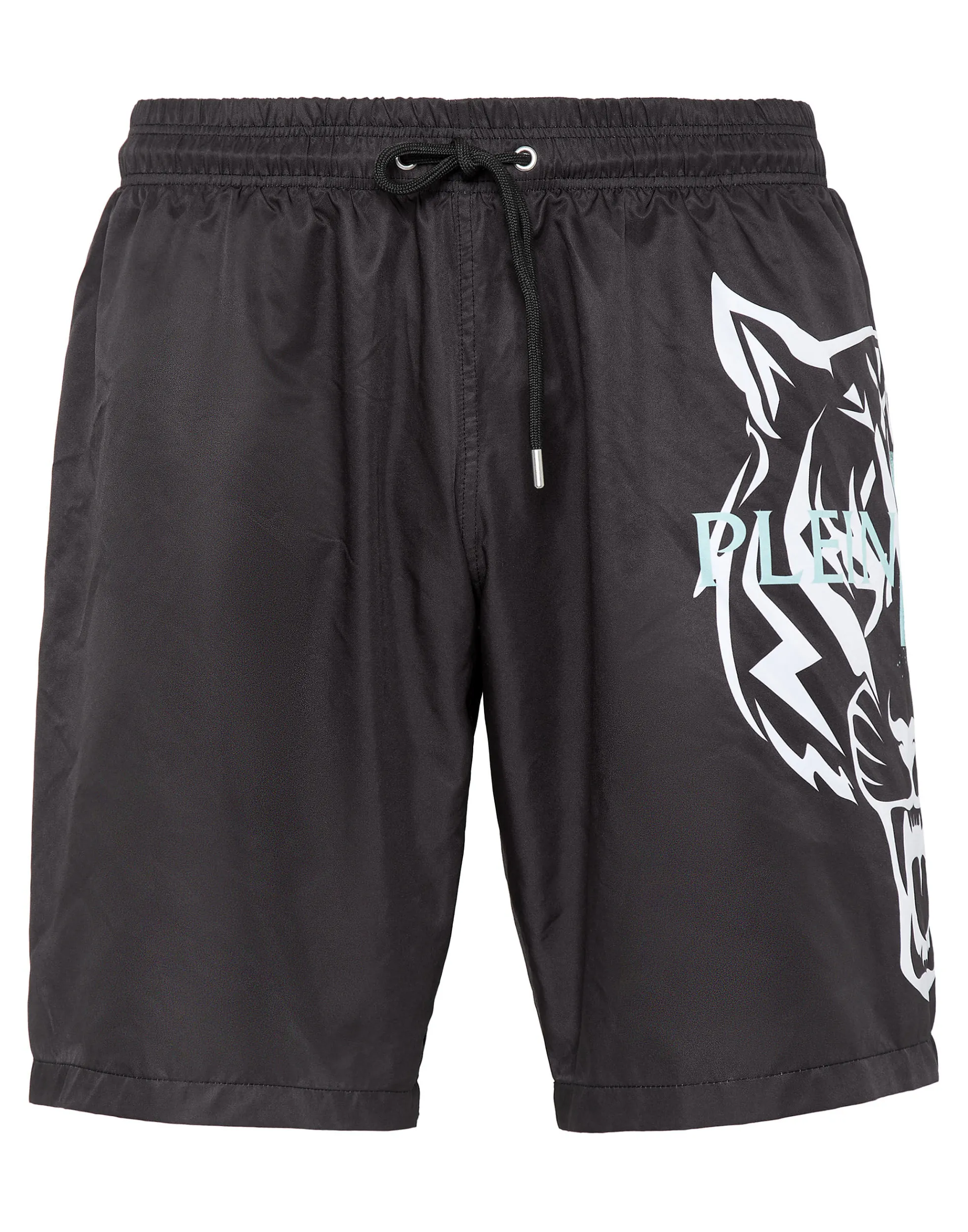 Men Plein Sport Swim-Trunks Tiger