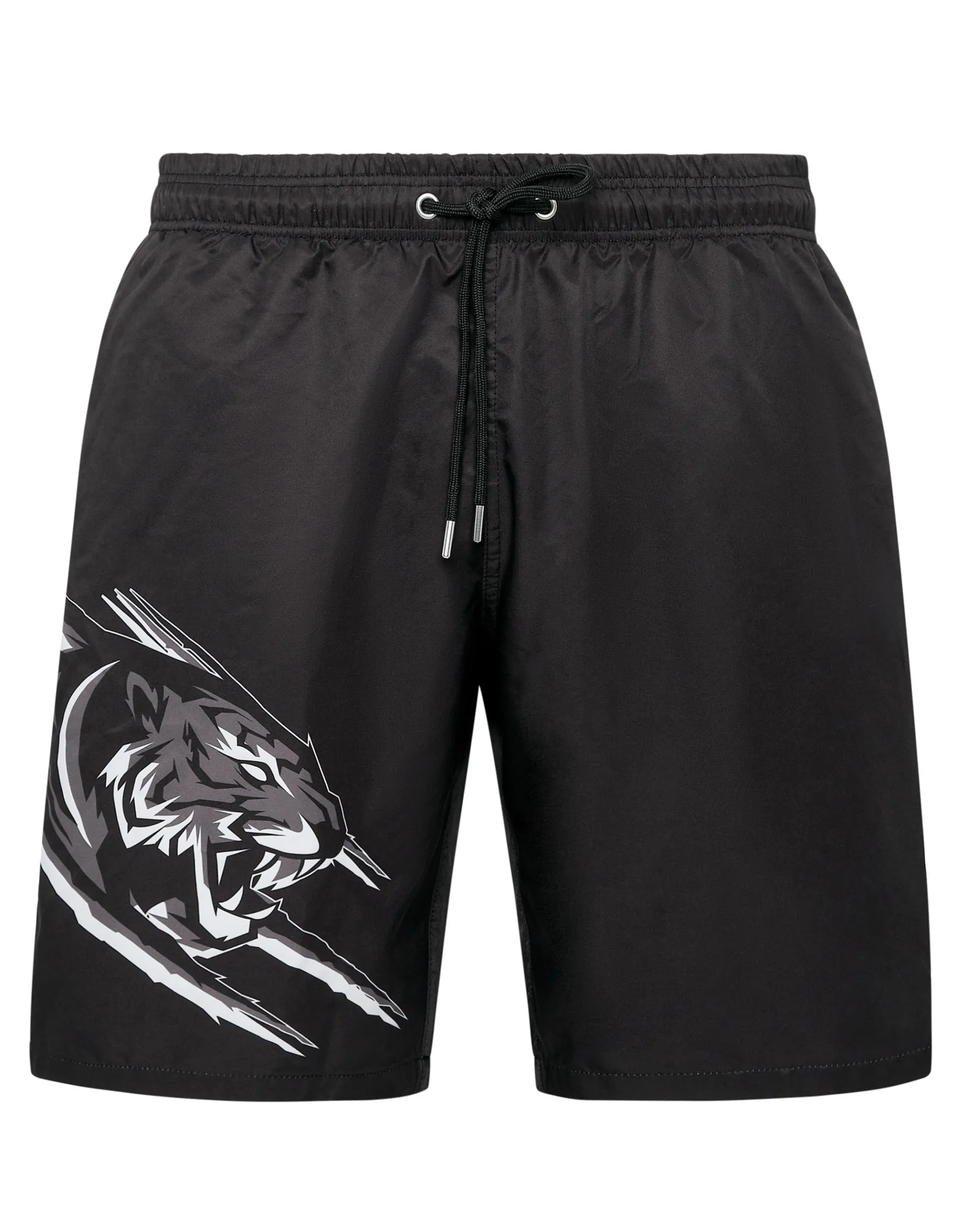 Men Plein Sport Swim-Trunks Tiger