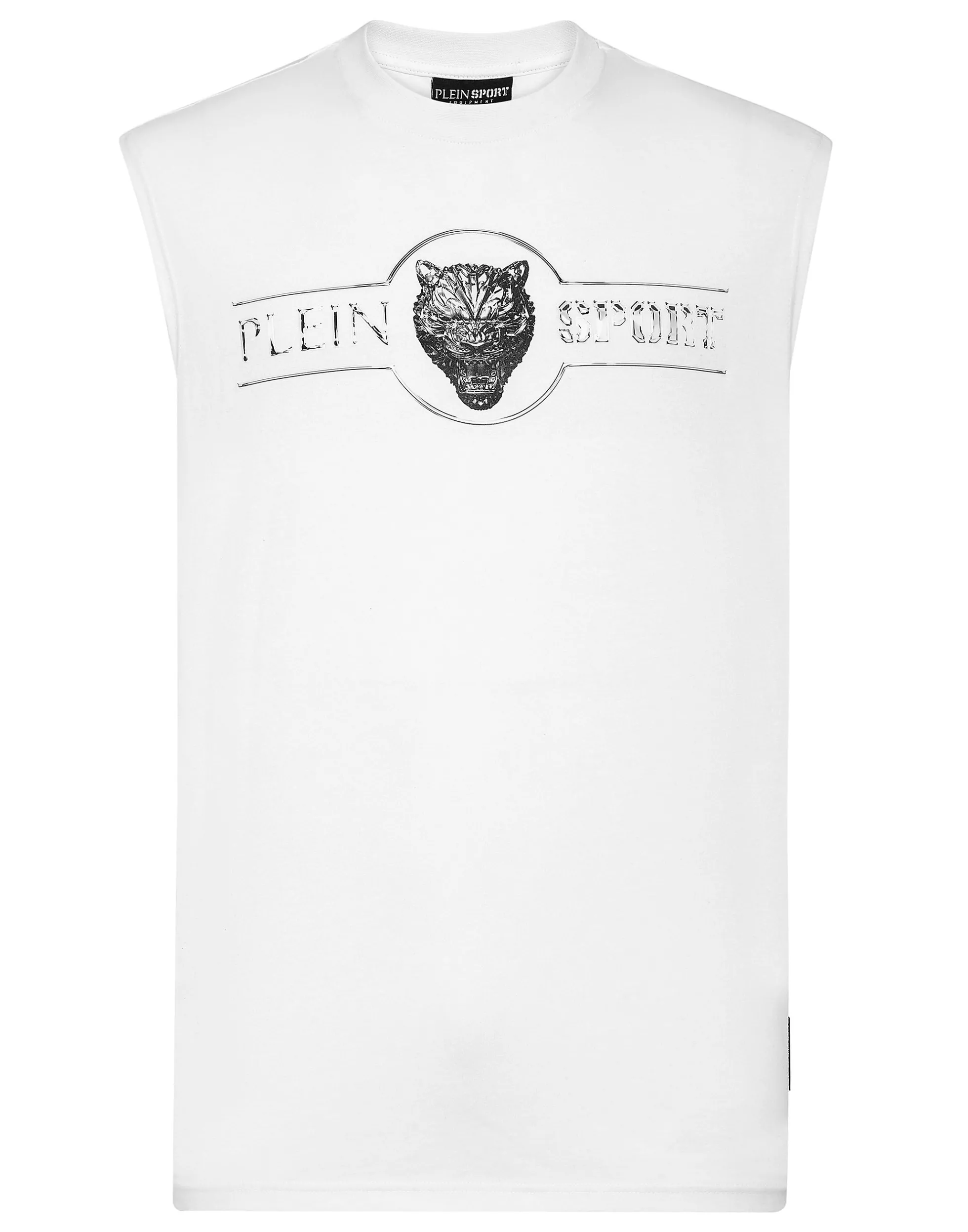 Men Plein Sport Tank Top Chrome Scratch Edition