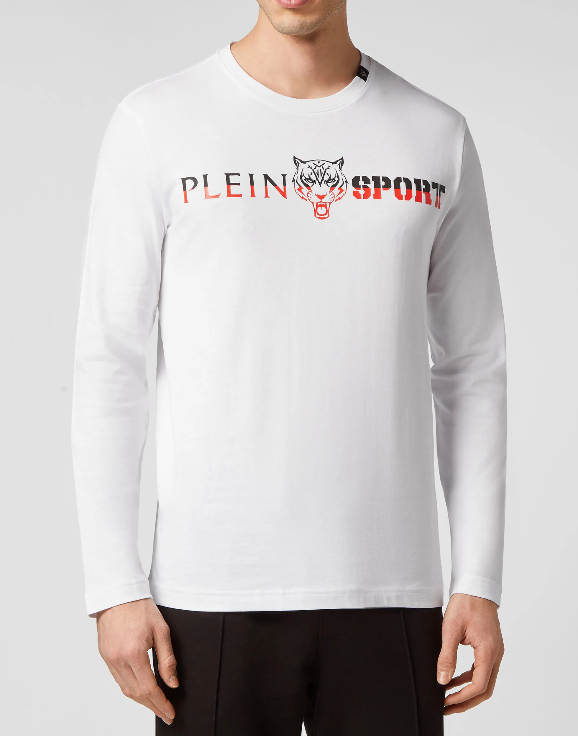 Men Plein Sport T-Shirt Round Neck Ls