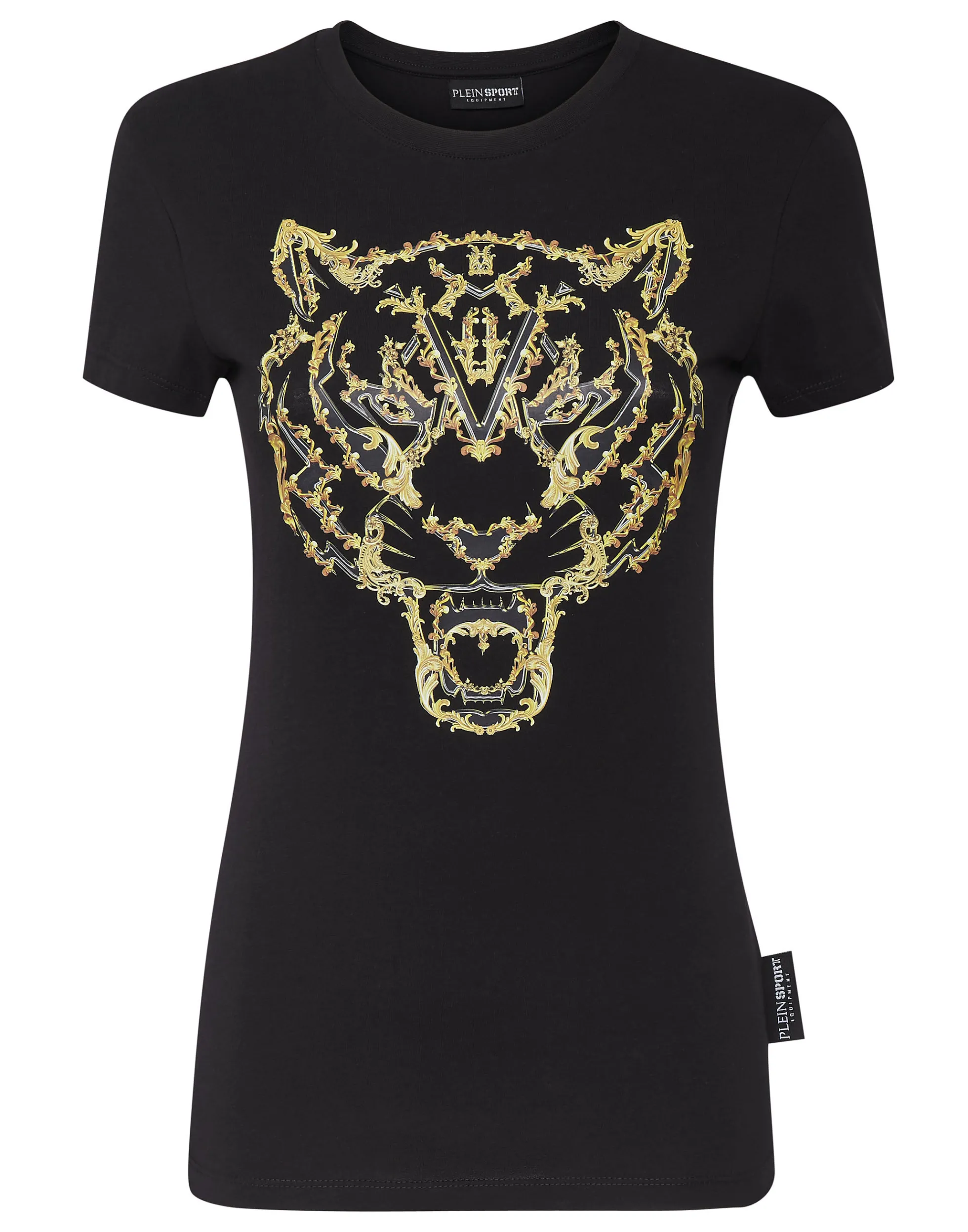 Women Plein Sport T-Shirt Round Neck Sexy Pure Fit Tiger