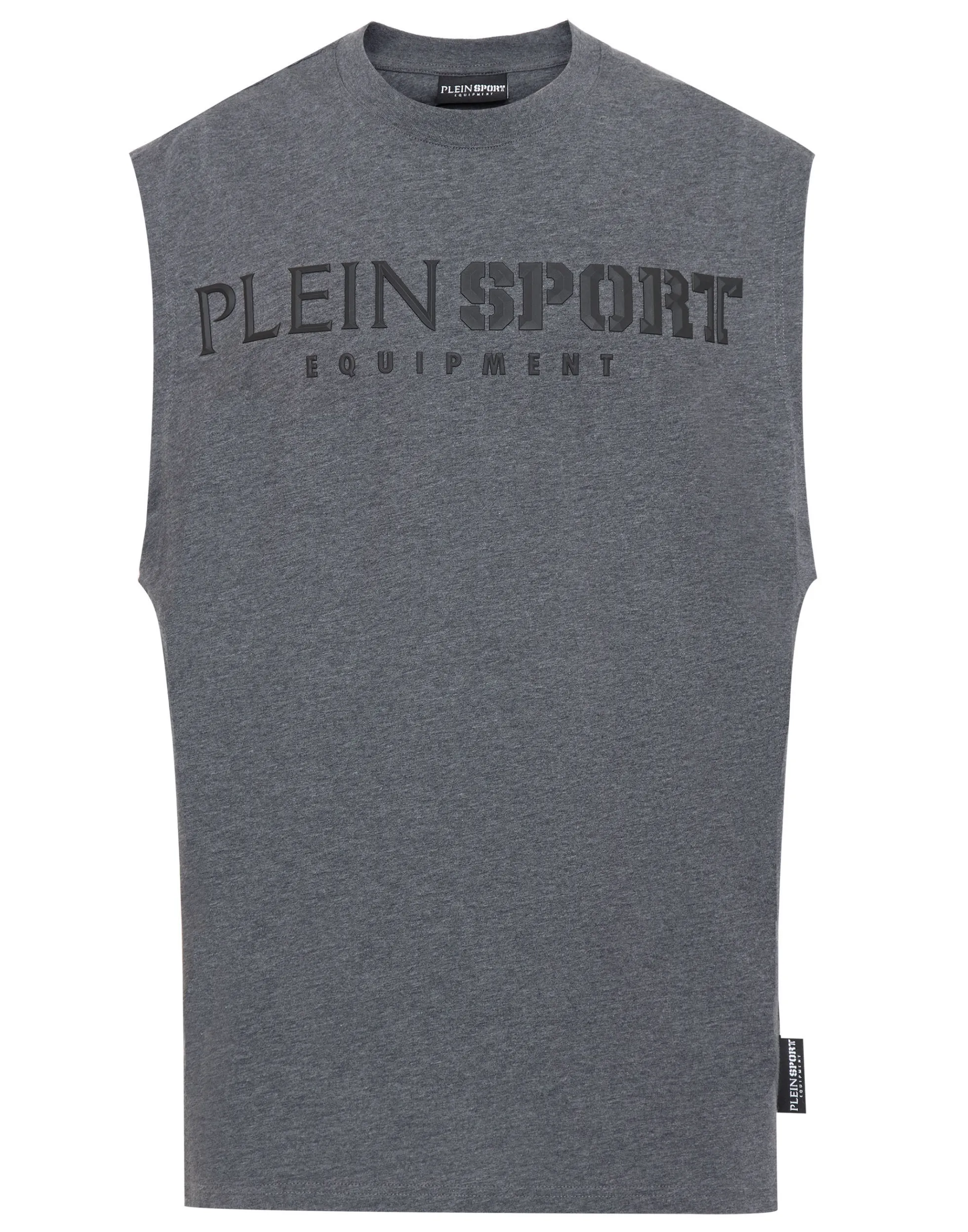 Men Plein Sport T-Shirt Round Neck Sleeveless Statement