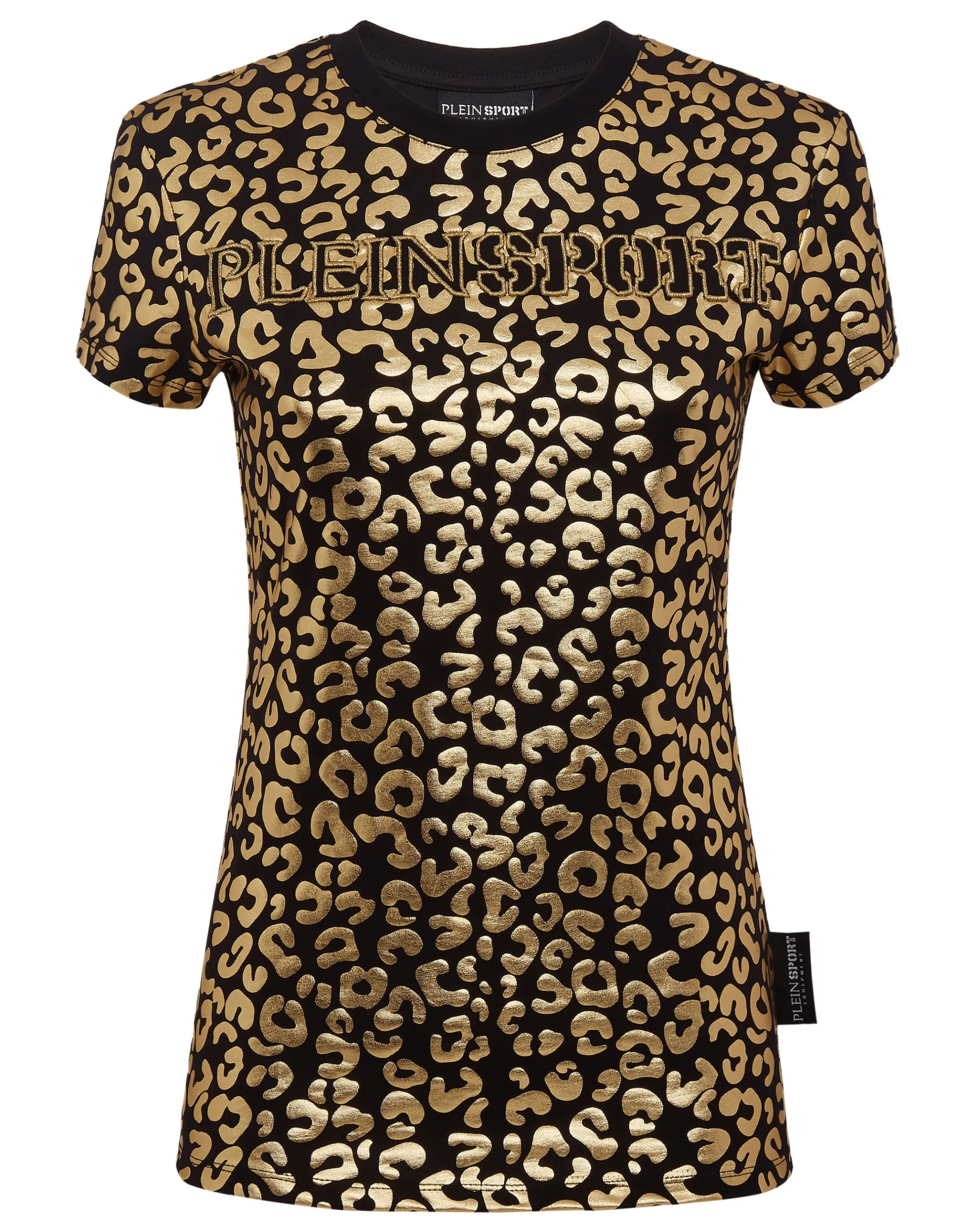 Women Plein Sport T-Shirt Round Neck Ss Leopard