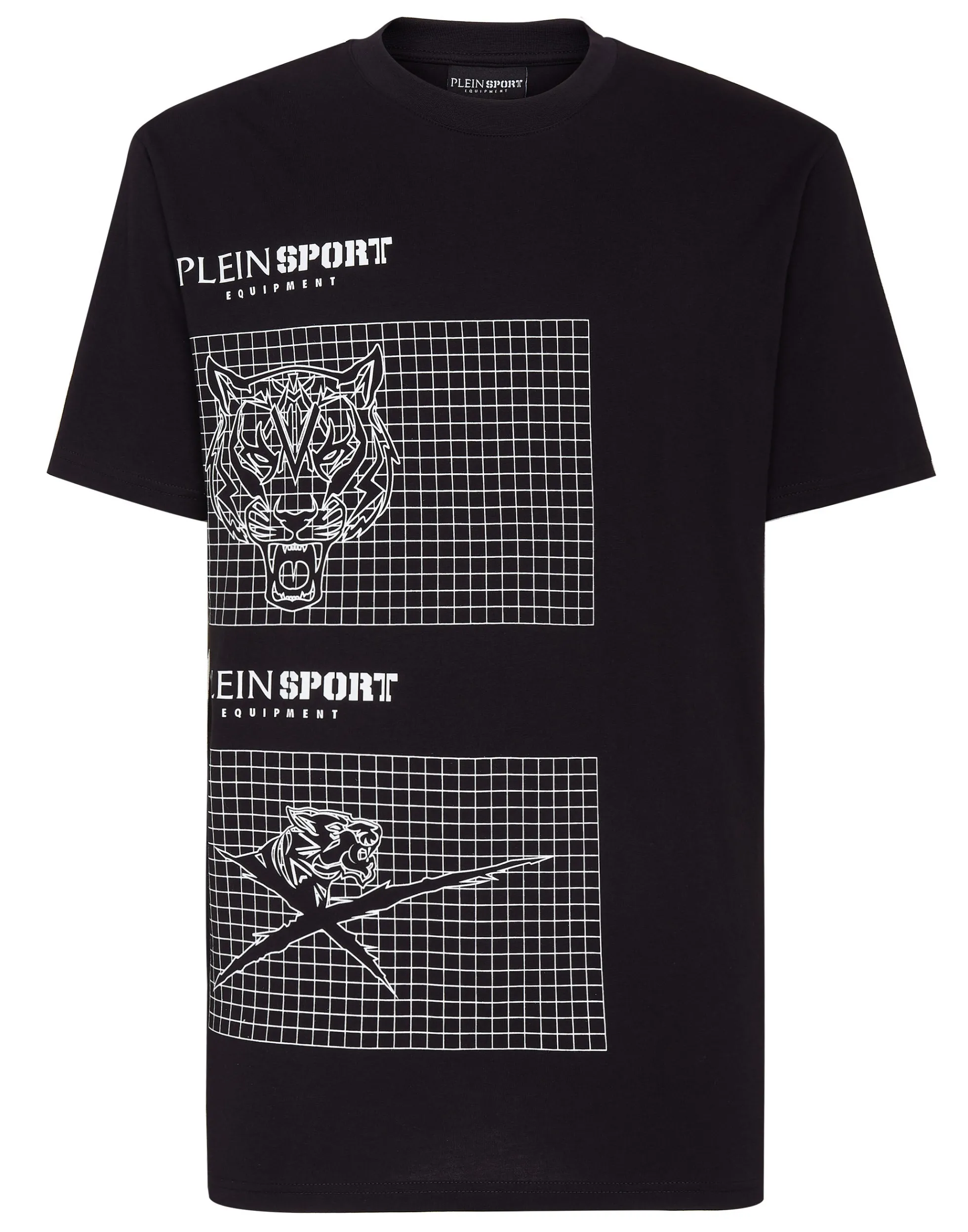 Men Plein Sport T-Shirt Round Neck Ss Tiger