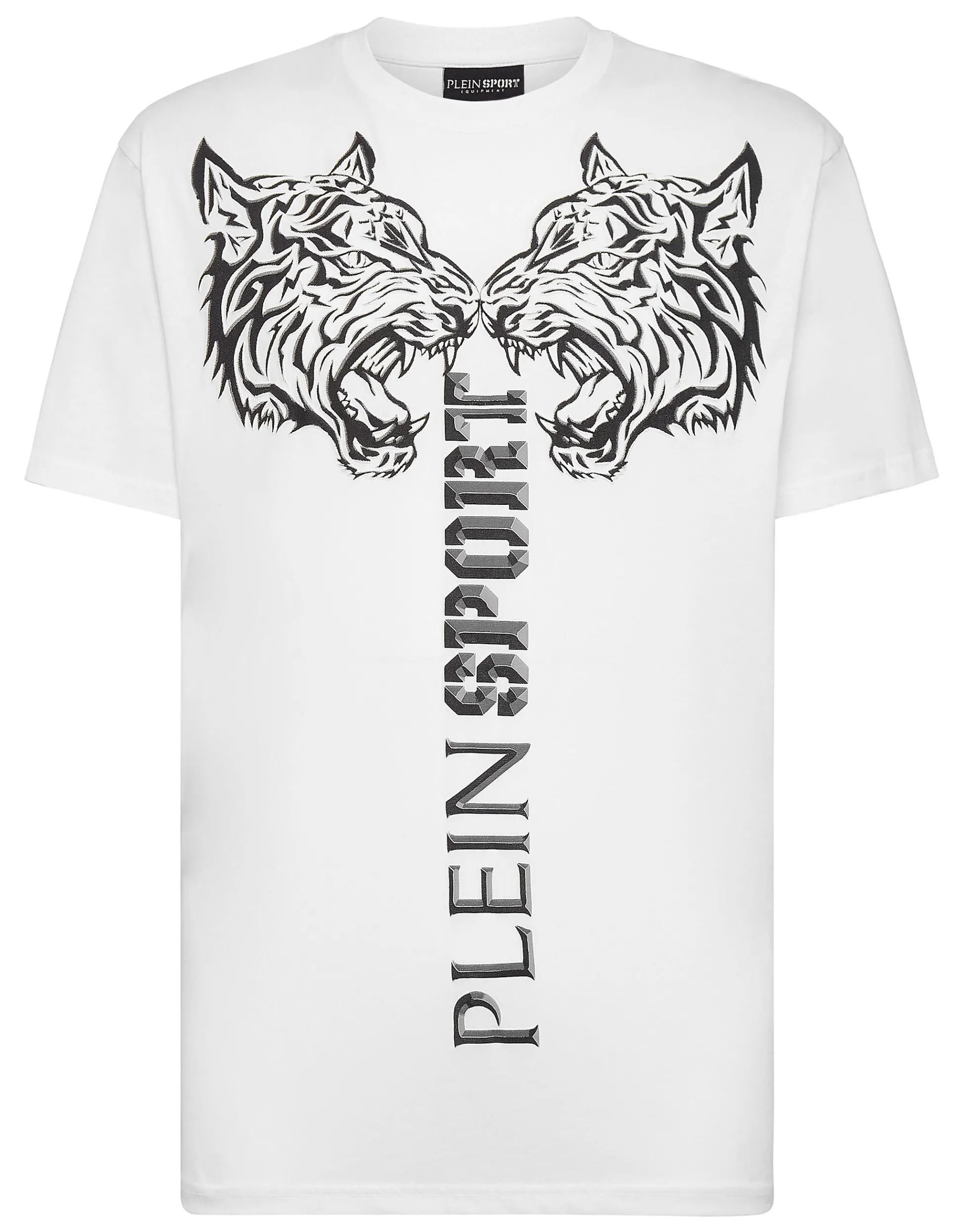 Men Plein Sport T-Shirt Round Neck Ss Tiger