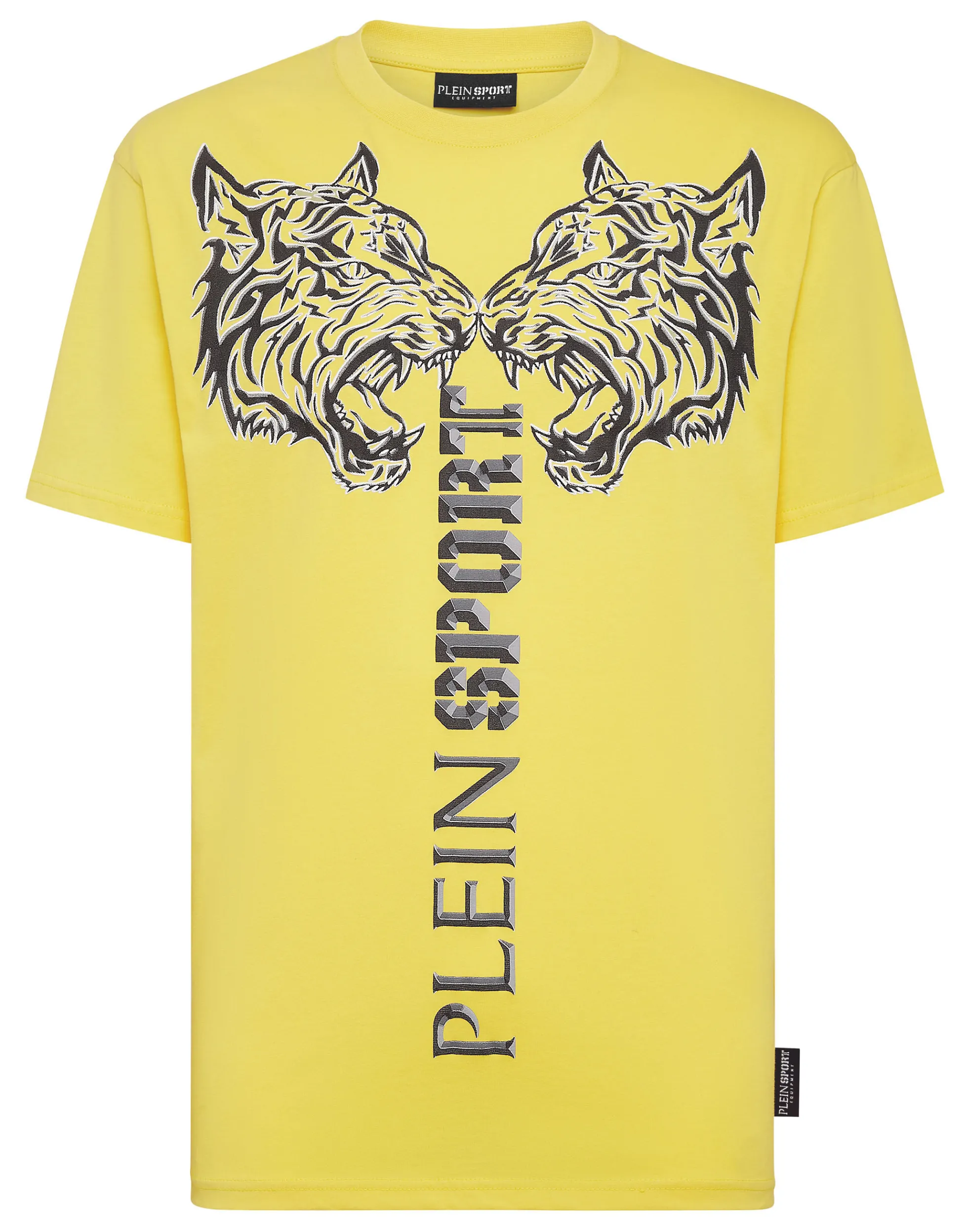 Men Plein Sport T-Shirt Round Neck Ss Tiger