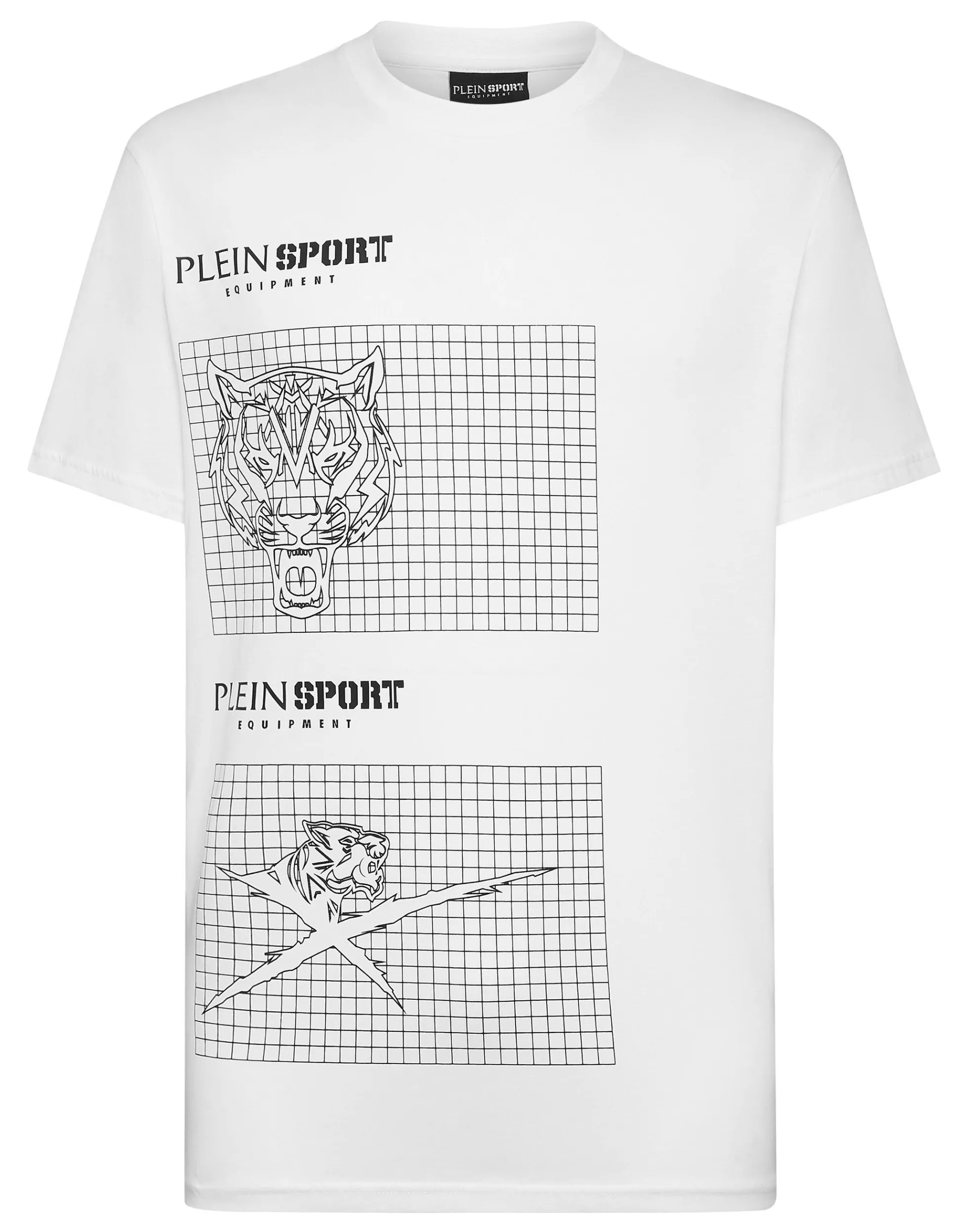 Men Plein Sport T-Shirt Round Neck Ss Tiger