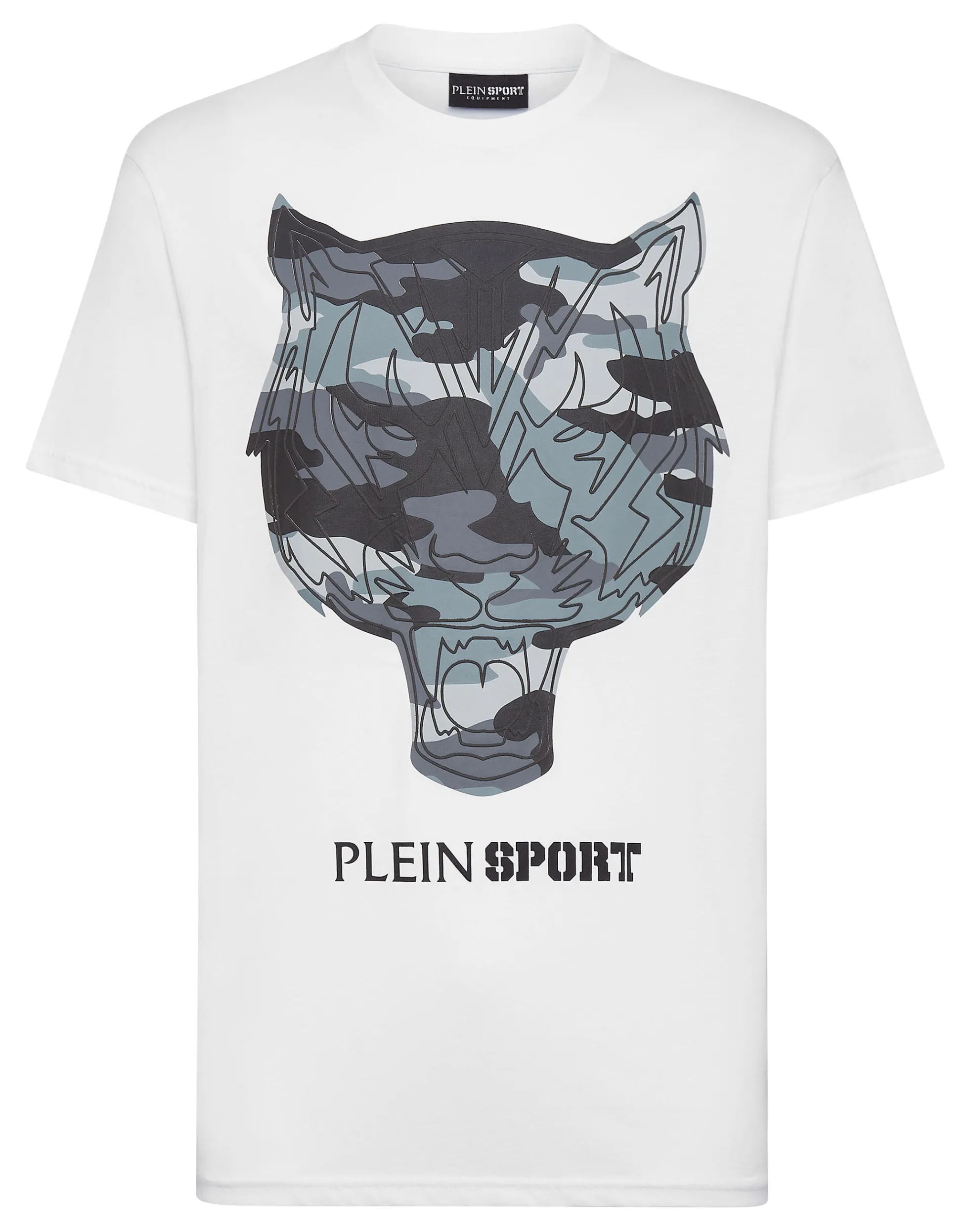 Men Plein Sport T-Shirt Round Neck Ss Tiger