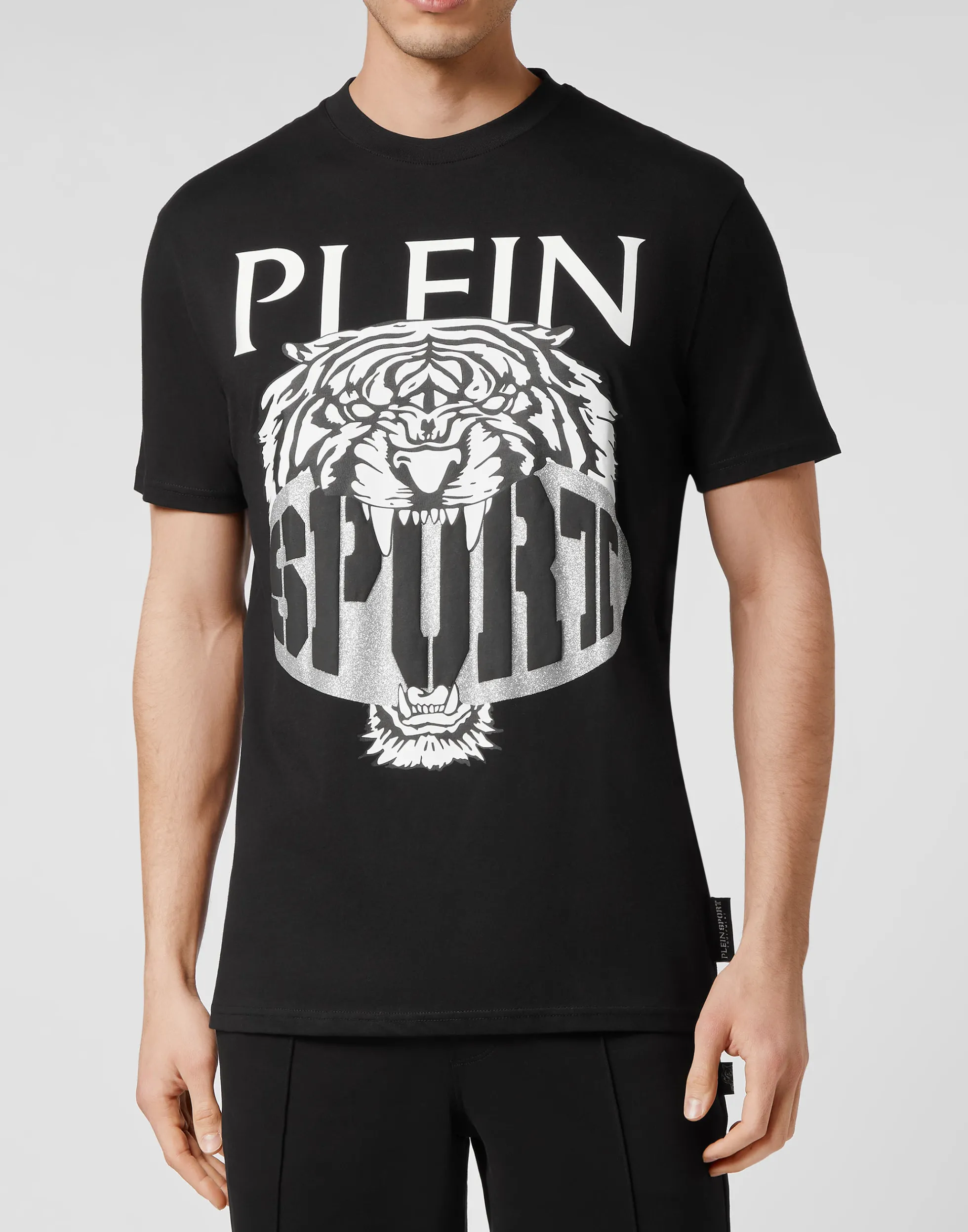 Men Plein Sport T-Shirt Round Neck Ss Tiger