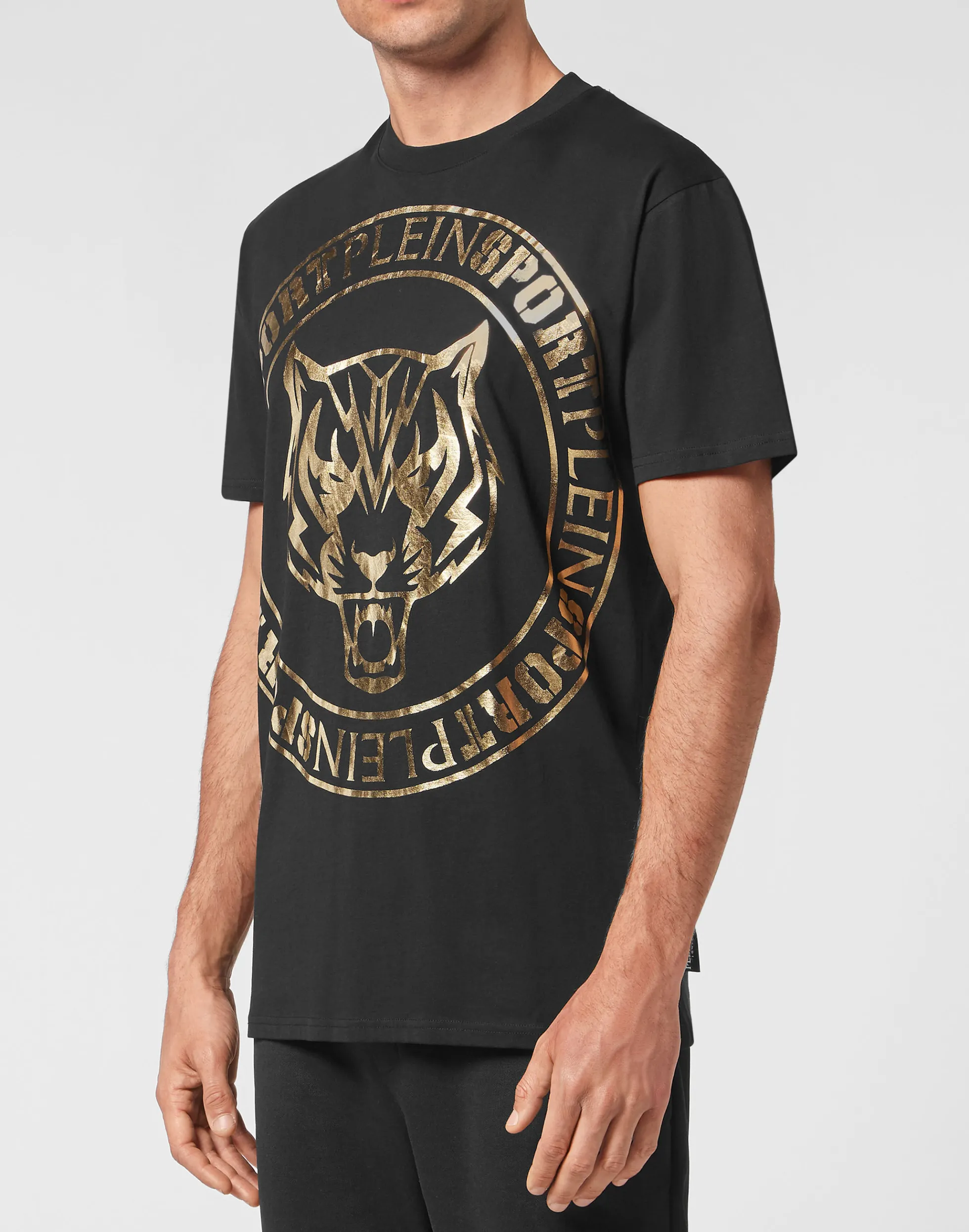 Men Plein Sport T-Shirt Round Neck Ss Tiger